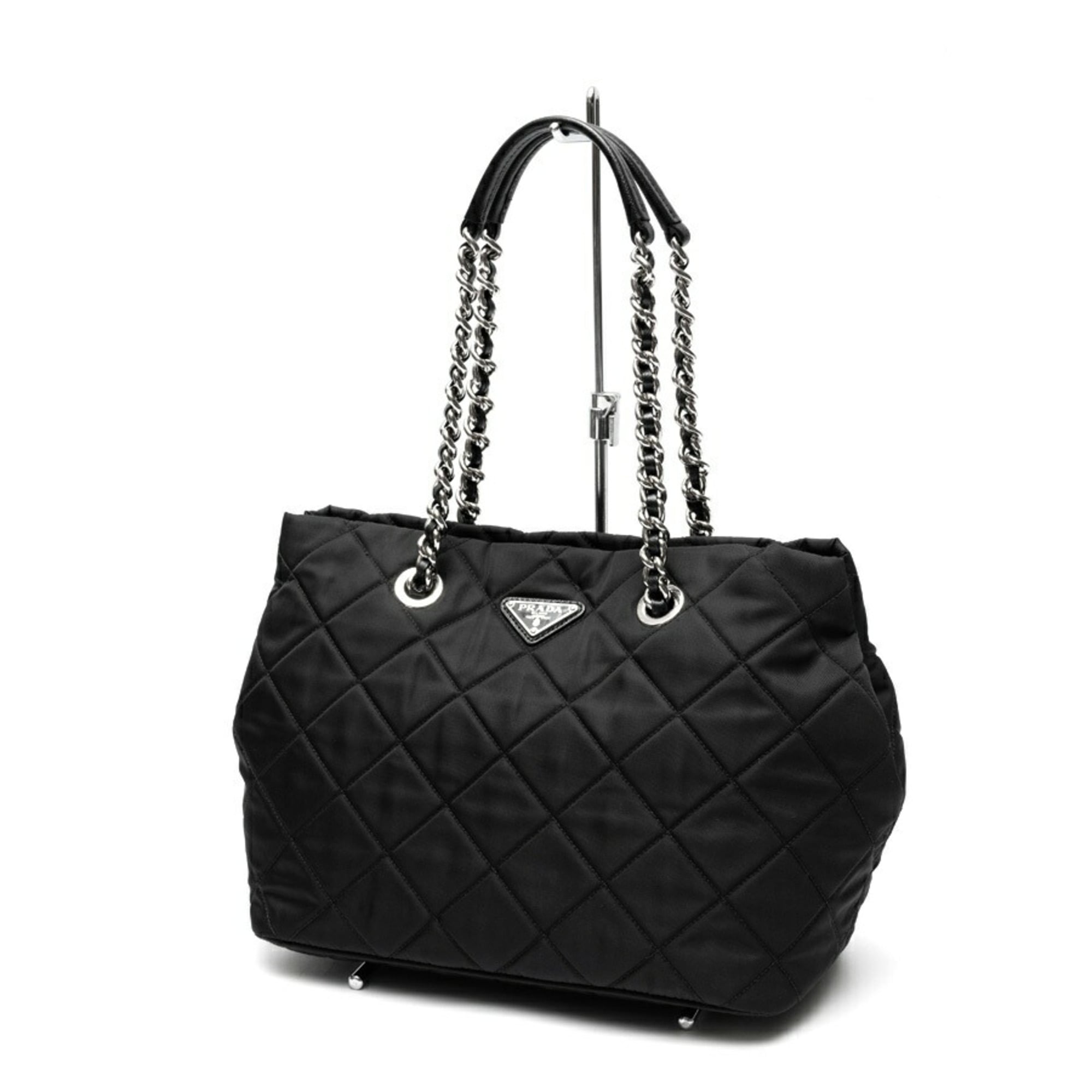 Prada Black Nylon Tote Bag (Pre-Owned)