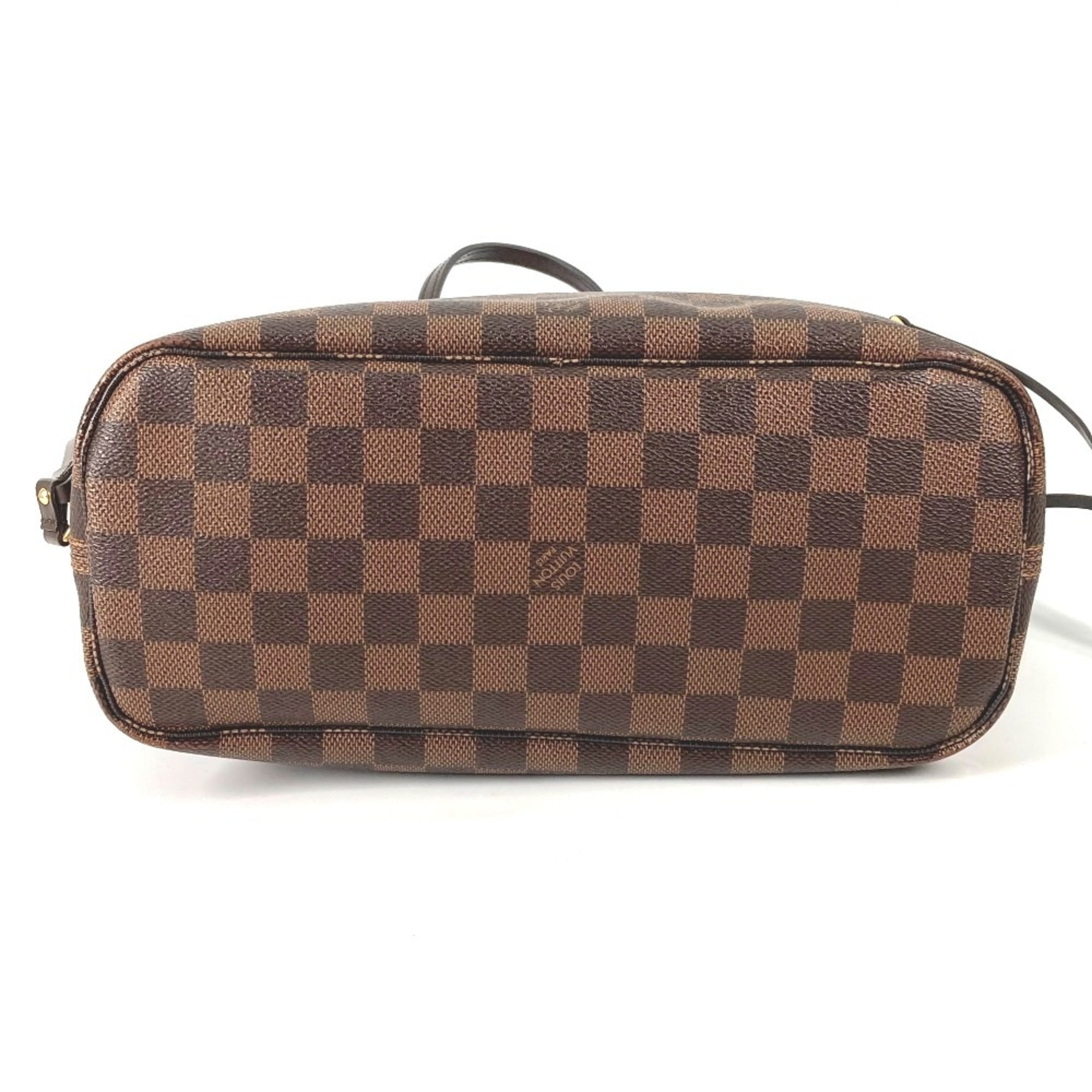Louis Vuitton Brown Damier Canvas Ebene Damier Canvas Pouch Shoulder Bag Tote Bag (Pre-Owned)