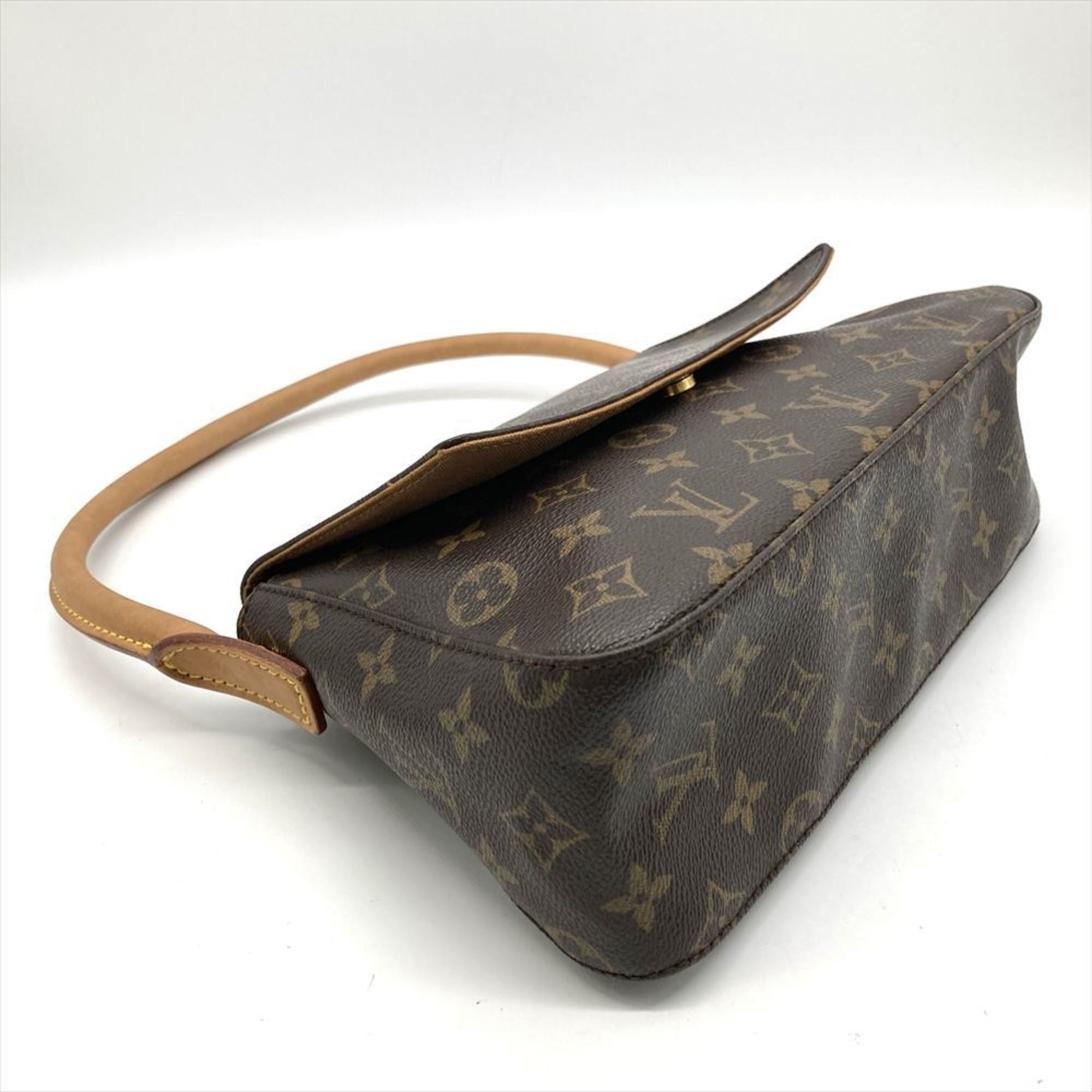 Louis Vuitton Brown Monogram Canvas Shoulder Bag (Pre-Owned)