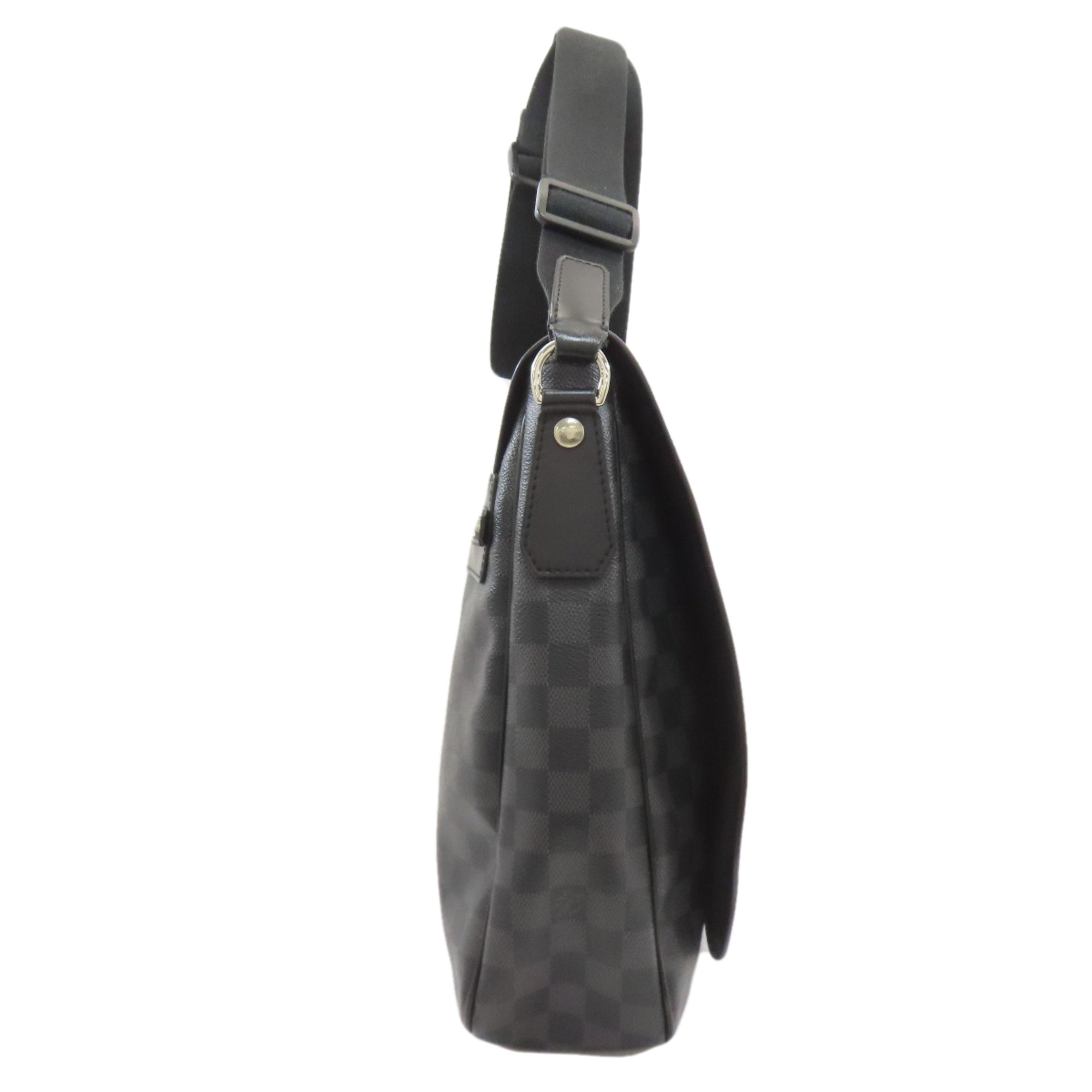 Louis Vuitton Damier Graphite Dark Gray Damier Canvas Shoulder Bag (Pre-Owned)