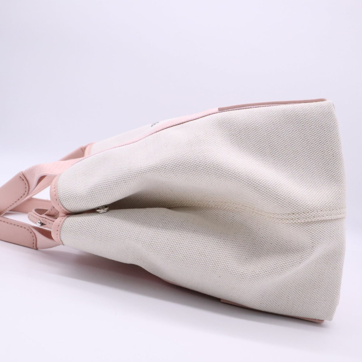 Balenciaga Ivory Pink Canvas Handbag (Pre-Owned)