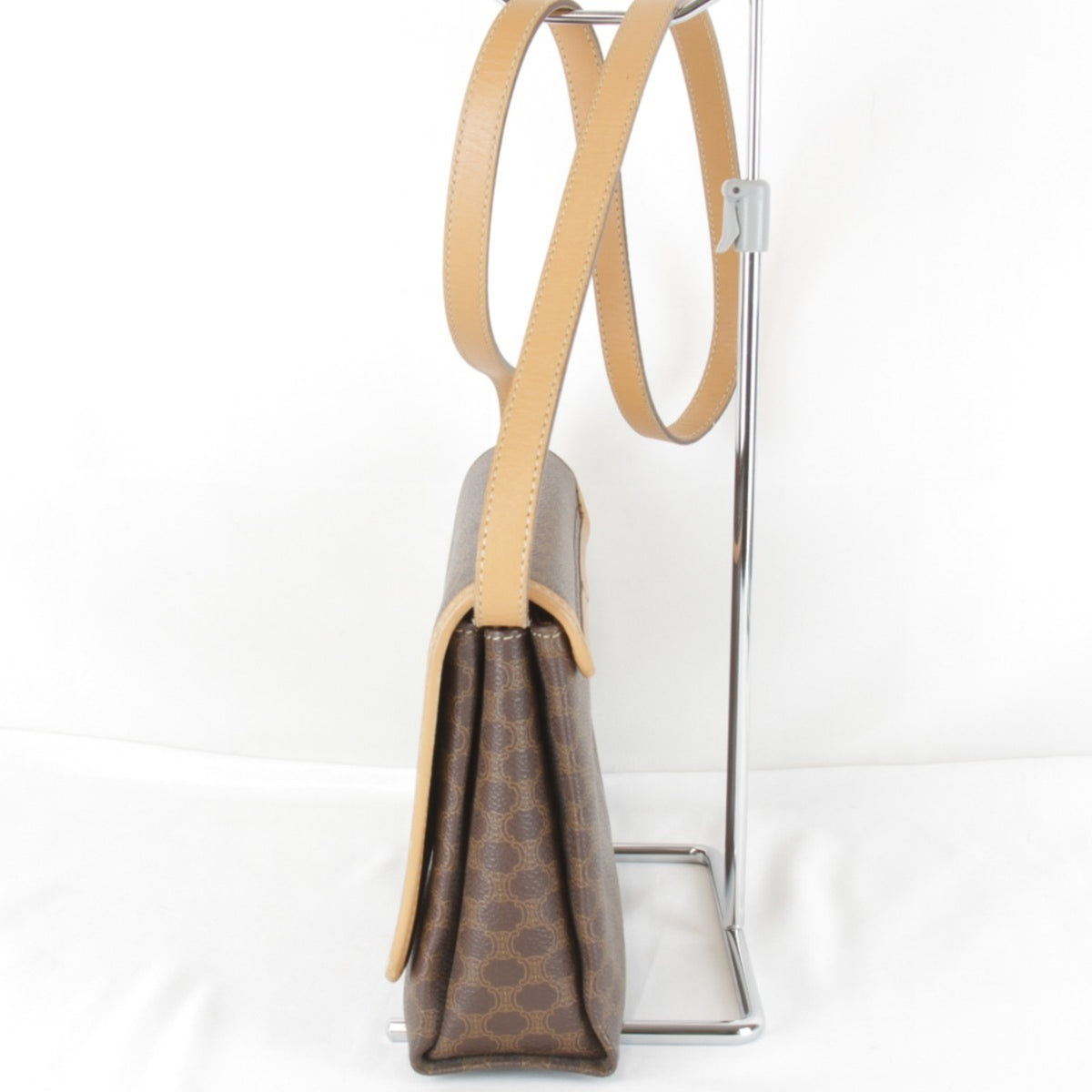 Celine Brown Pvc Leather Shoulder Bag (Pre-Owned)