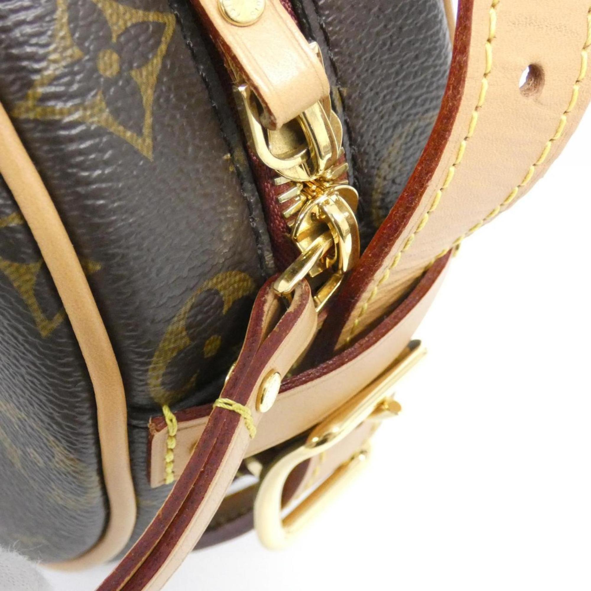 Louis Vuitton Brown Coated Canvas Shoulder Bag (Pre-Owned)