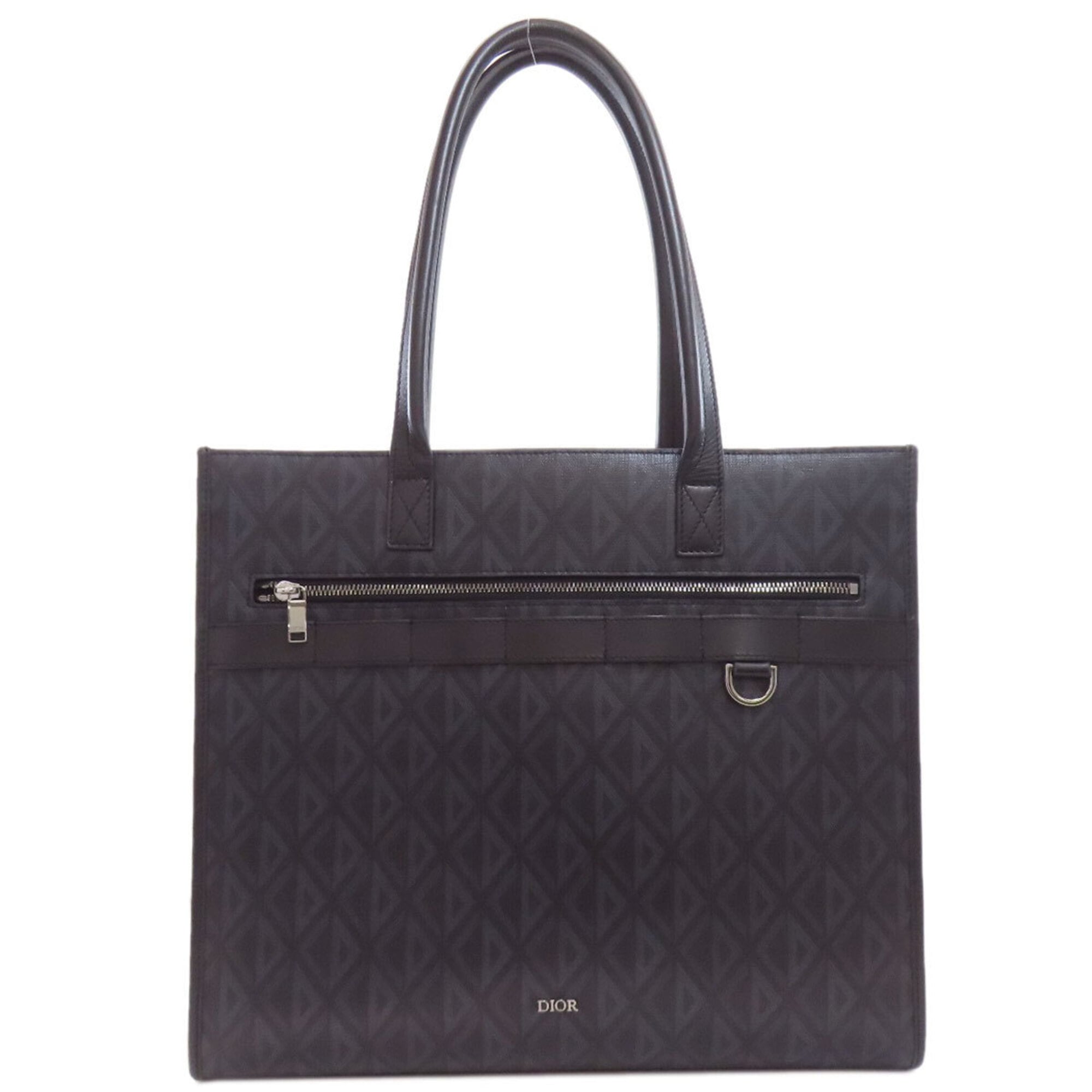 Christian Dior Black Pvc Tote Bag (Pre-Owned)