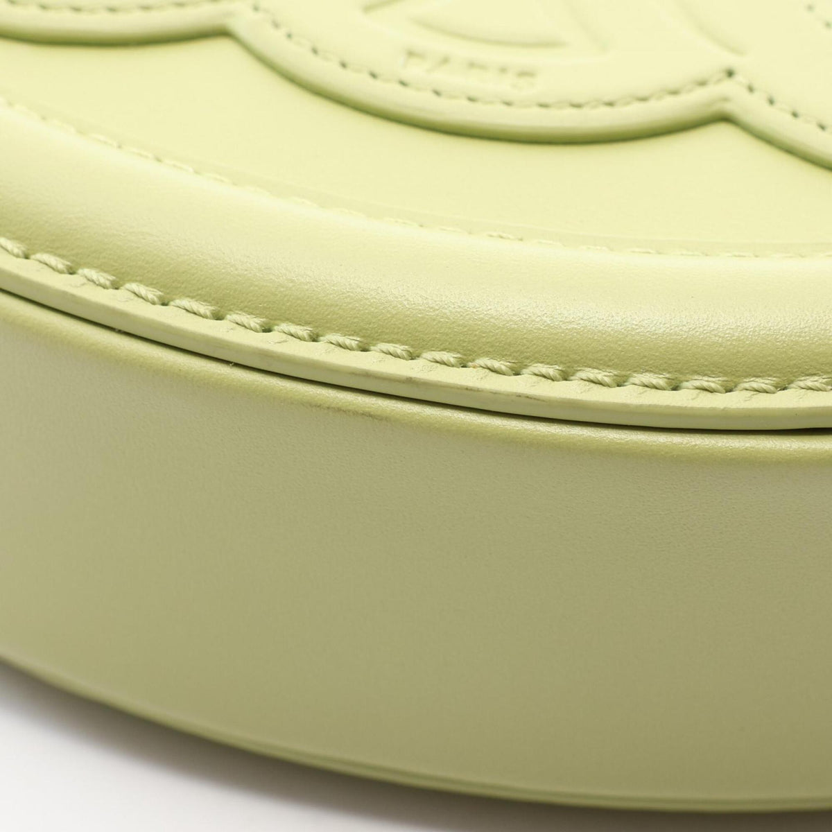 Celine Green Leather Handbag Shoulder Bag (Pre-Owned)