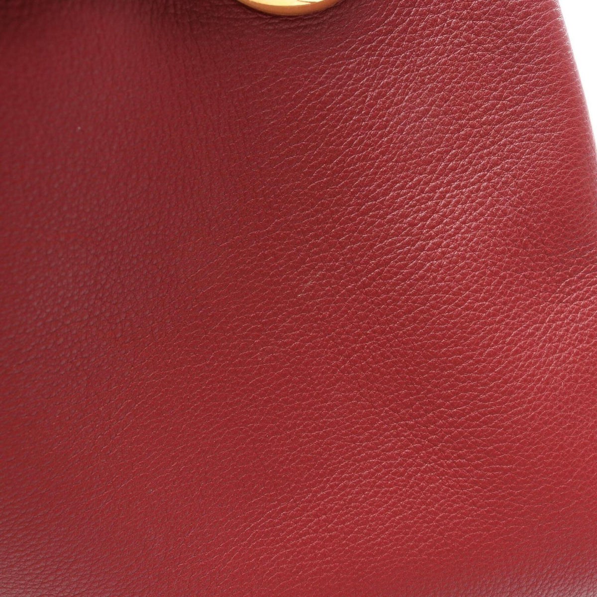 Burberry Red Color Leather Backpack Handbag (Pre-Owned)