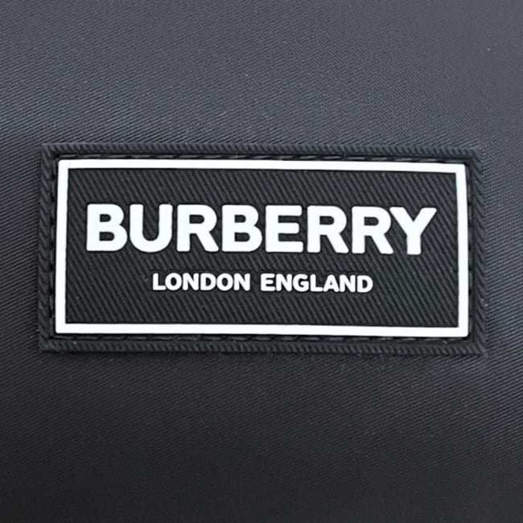 Burberry Black Nylon Shoulder Bag Sling Bag (Pre-Owned)