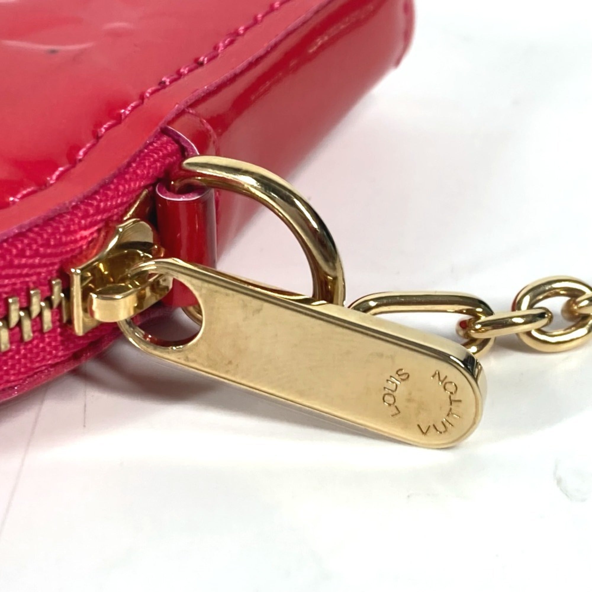 Louis Vuitton Pink Rose Pop Monogram Vernis Coin Purse/Coin Case (Pre-Owned)
