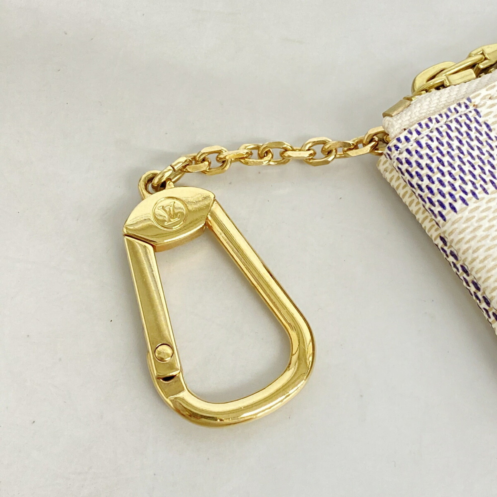 Louis Vuitton White Coin Purse/Coin Case (Pre-Owned)
