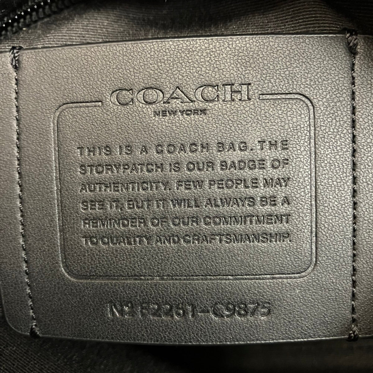 Coach Black Leather Briefcase (Pre-Owned)