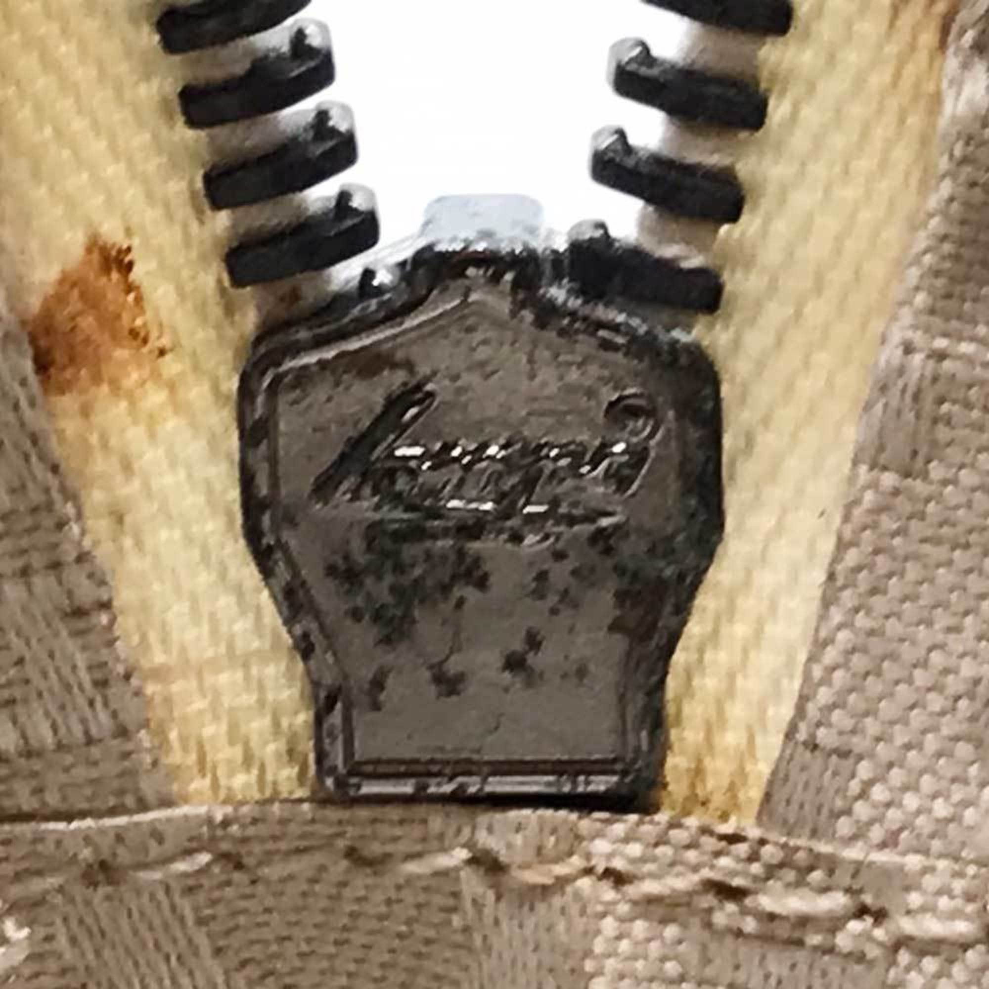 Chanel Chocolate Bar White Leather Boston Bag (Pre-Owned)