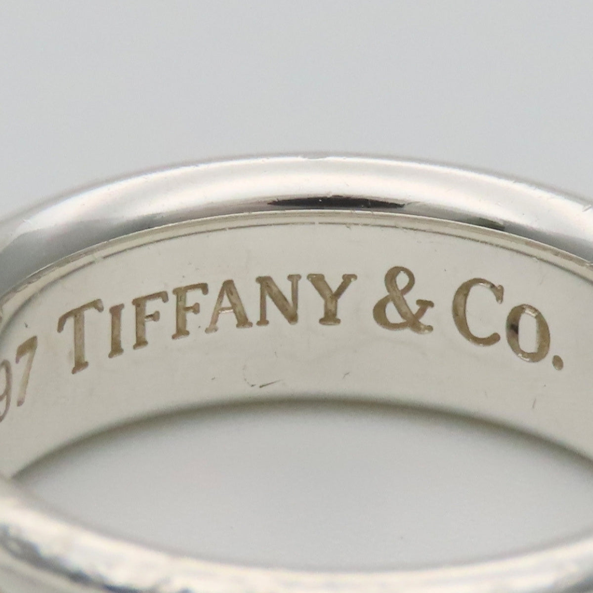 Tiffany Silver Silver 925 Band Ring (Pre-Owned)