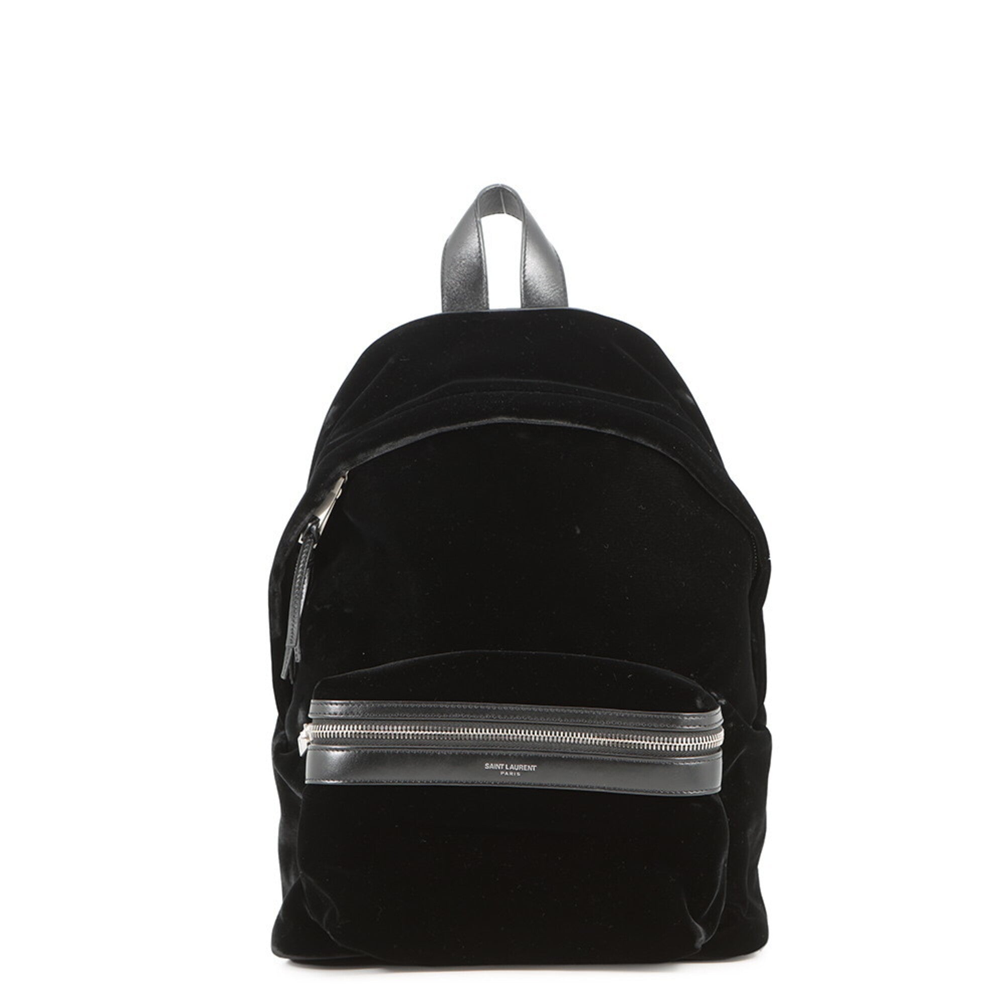 Yves Saint Laurent Black Leather Backpack (Pre-Owned)