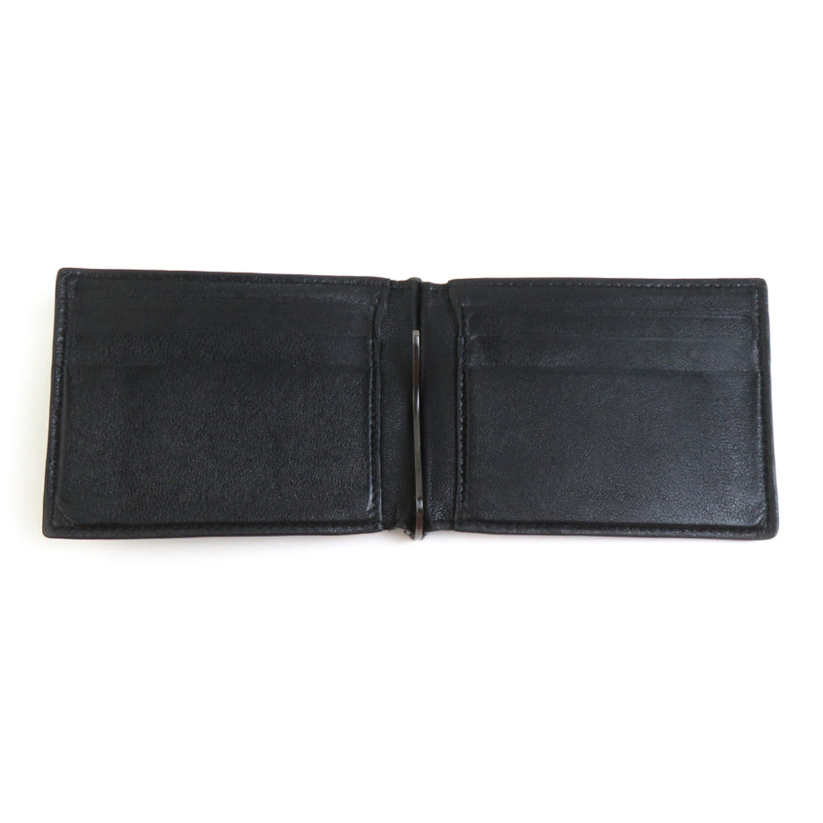 Balenciaga Black Leather Long Bill Wallet (Bi-Fold) (Pre-Owned)
