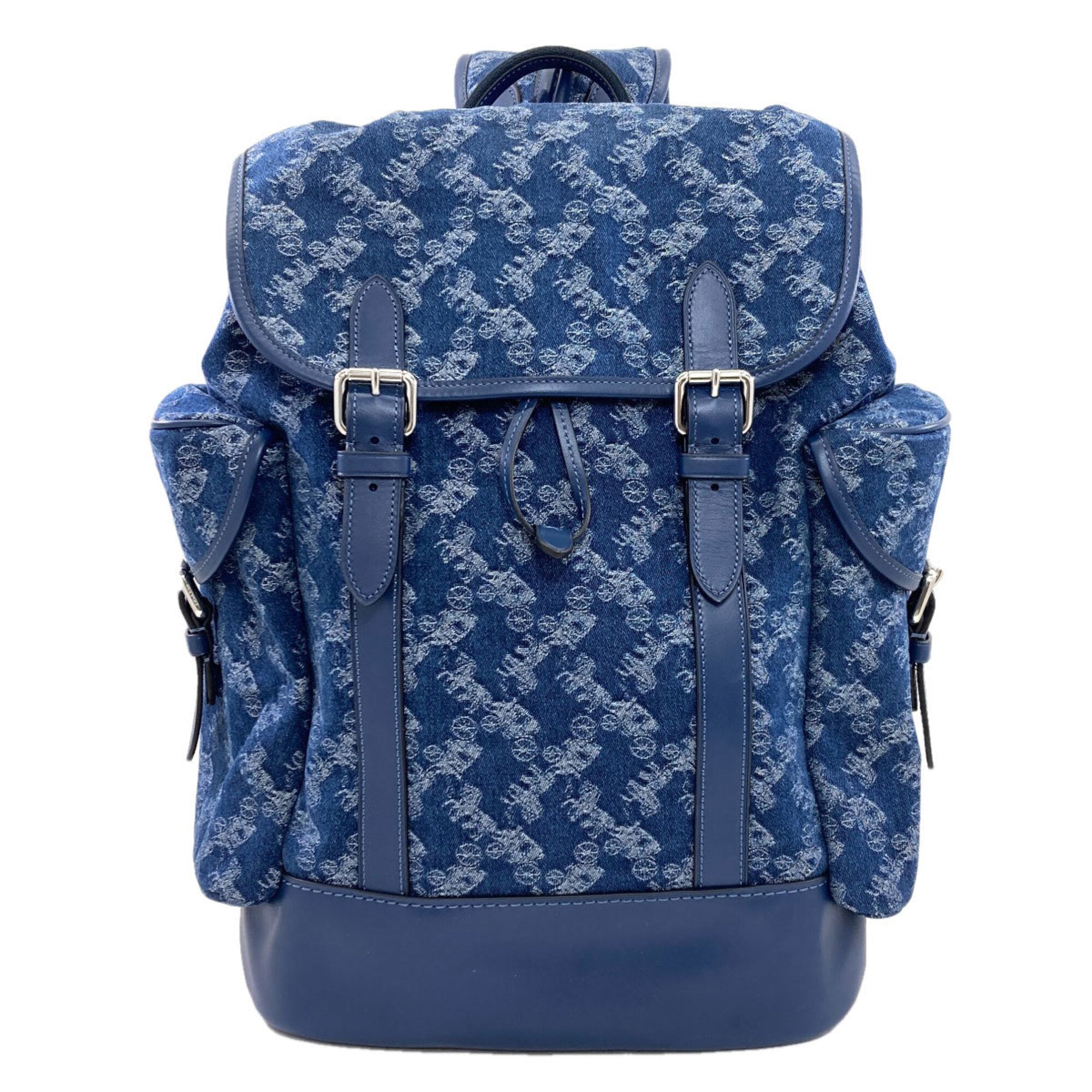 Coach Blue Denim Backpack (Pre-Owned)
