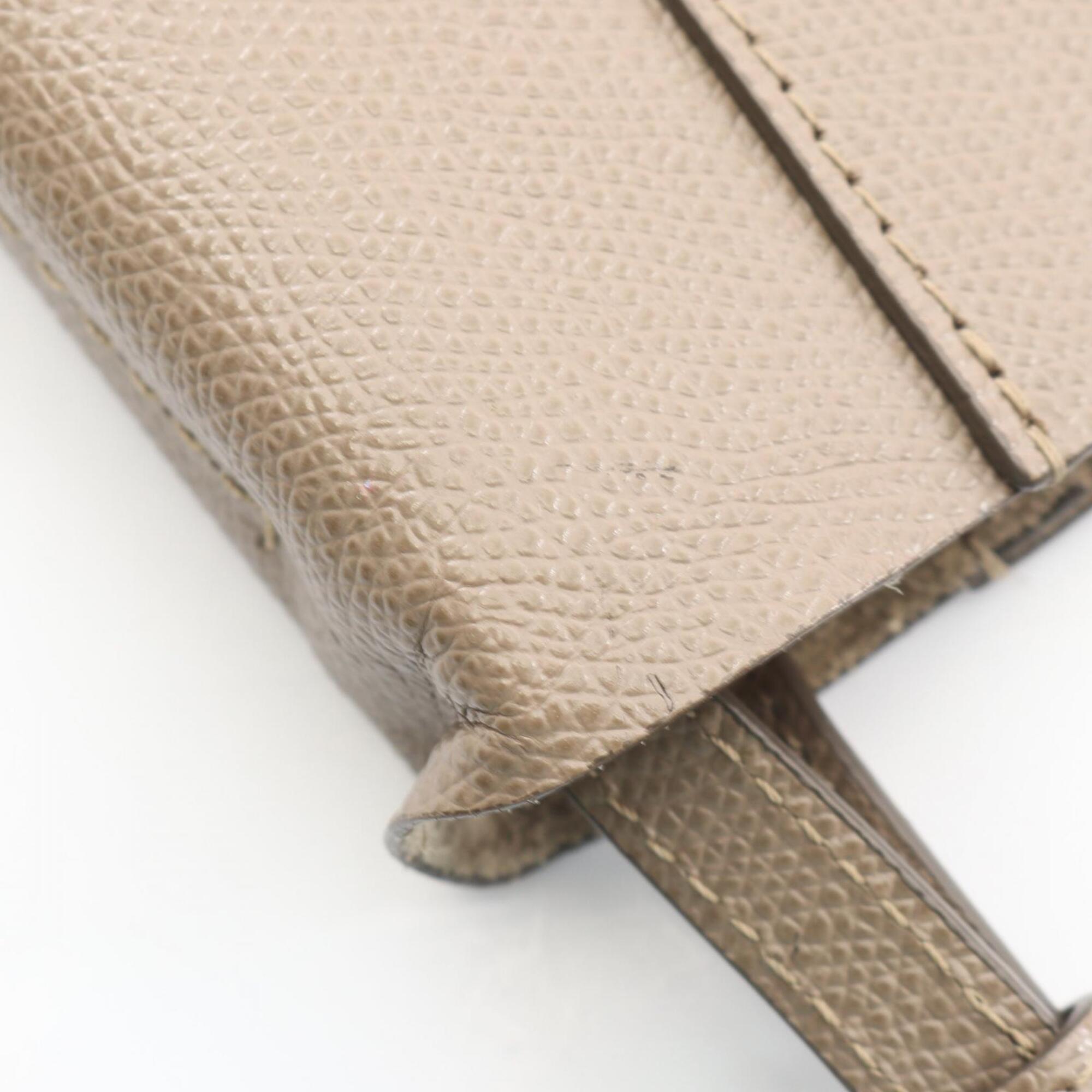 Celine Beige Leather Handbag Tote Bag (Pre-Owned)