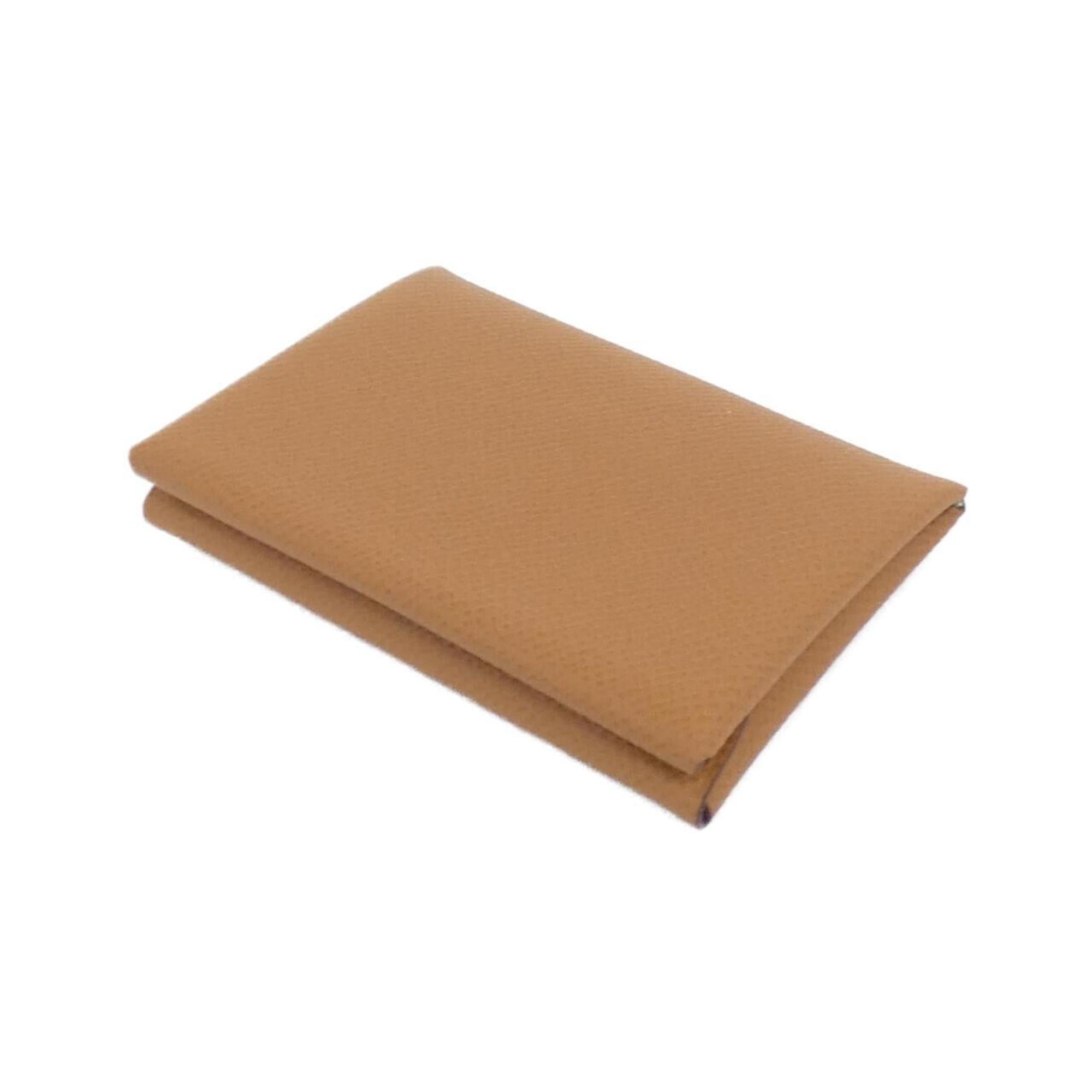 Hermes Gold Vert Epsom Leather Coin Purse/Coin Case (Pre-Owned)