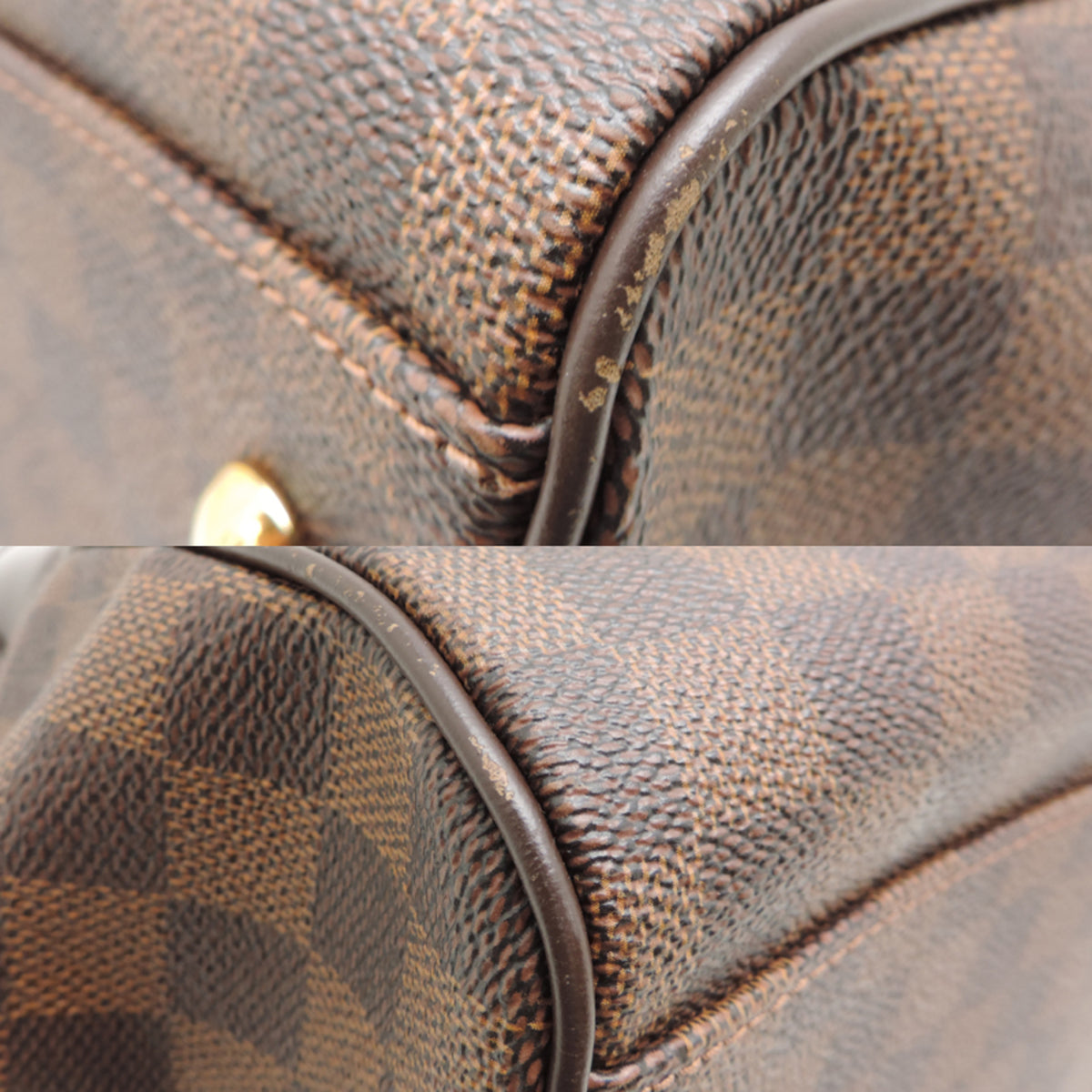 Louis Vuitton Brown Ebene Damier Canvas Handbag (Pre-Owned)