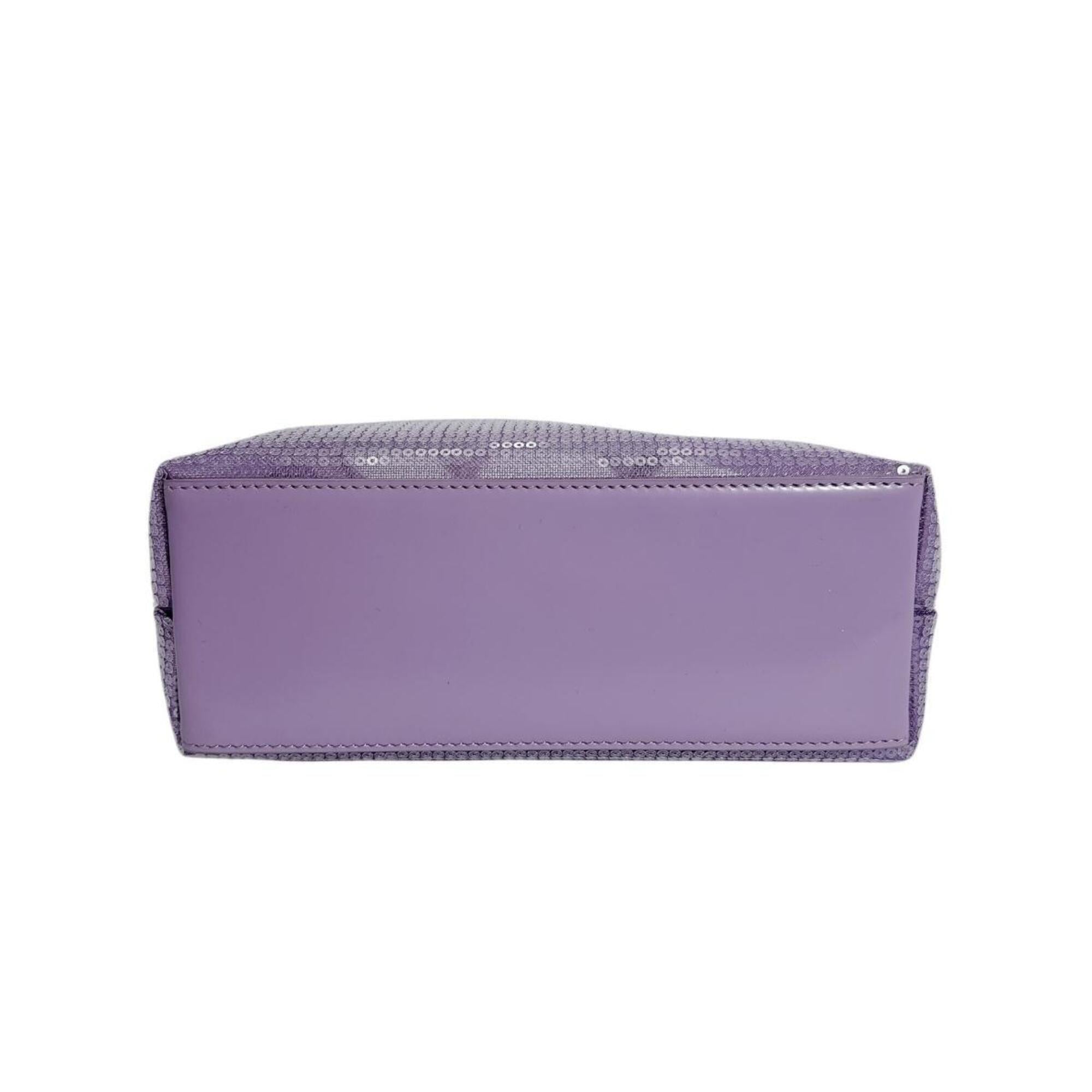 Prada Purple Spangles Handbag Pouch Tote Bag (Pre-Owned)