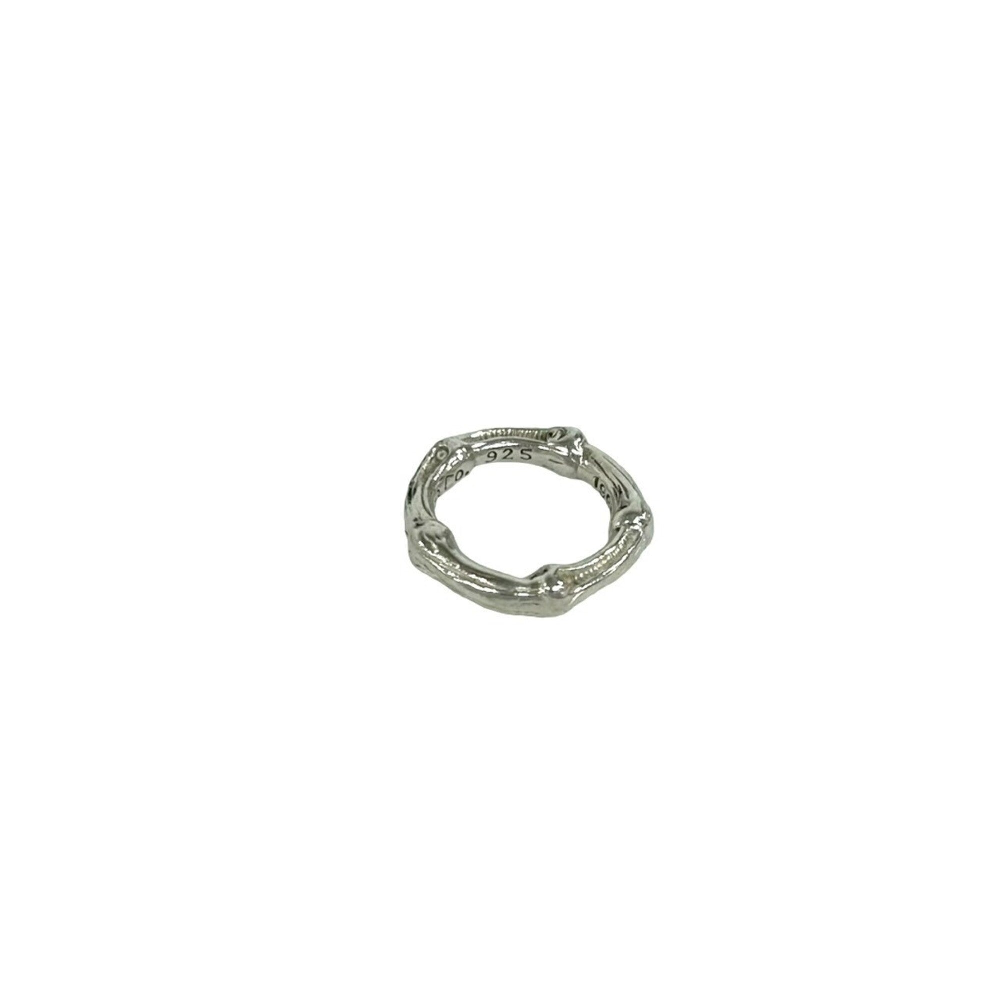 Tiffany Silver Silver 925 Band Ring (Pre-Owned)