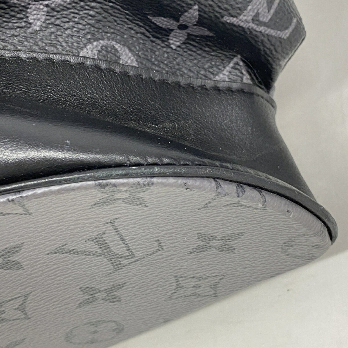 Louis Vuitton Black Gray Backpack (Pre-Owned)