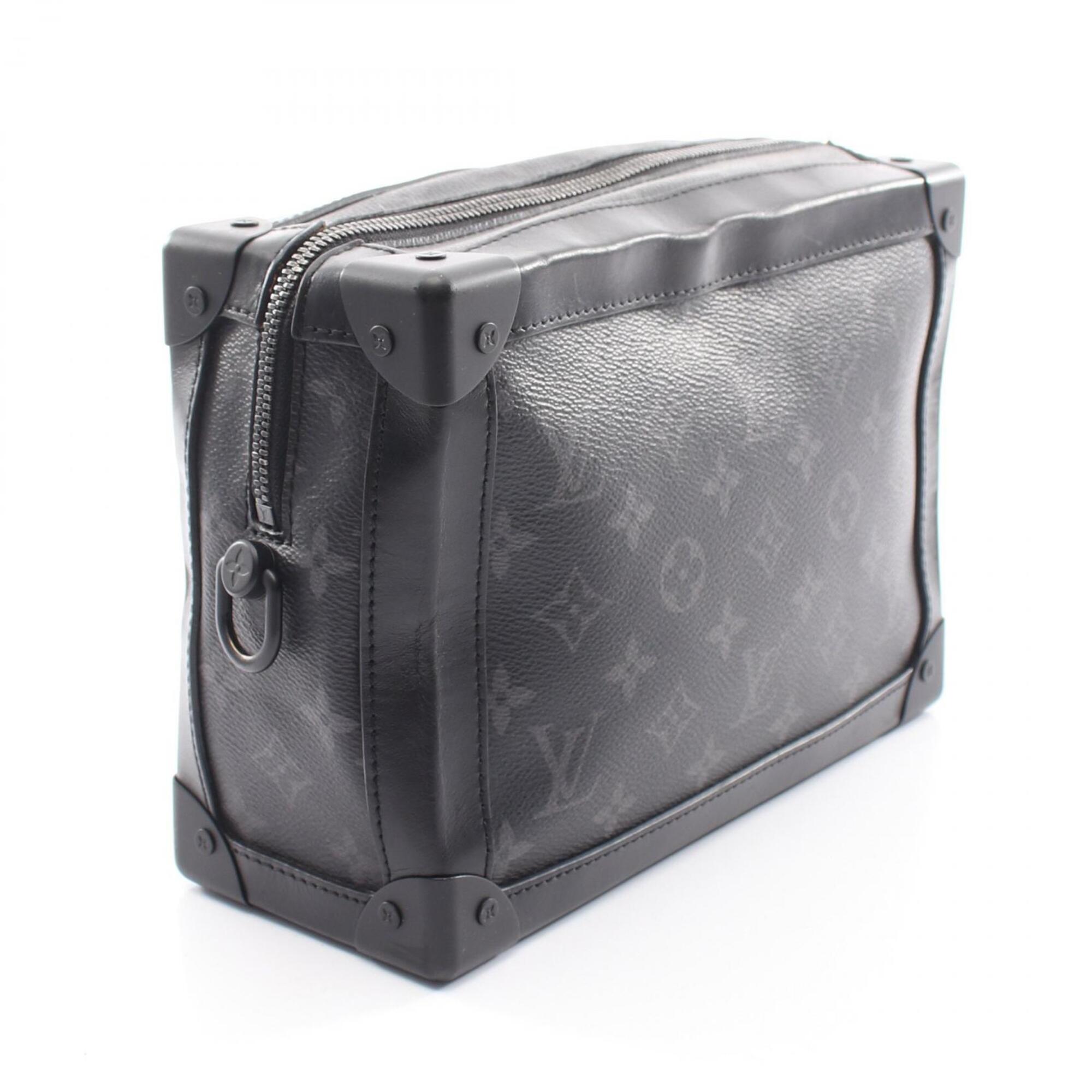Louis Vuitton Black Monogram Eclipse Coated Canvas Leather Handbag Shoulder Bag (Pre-Owned)