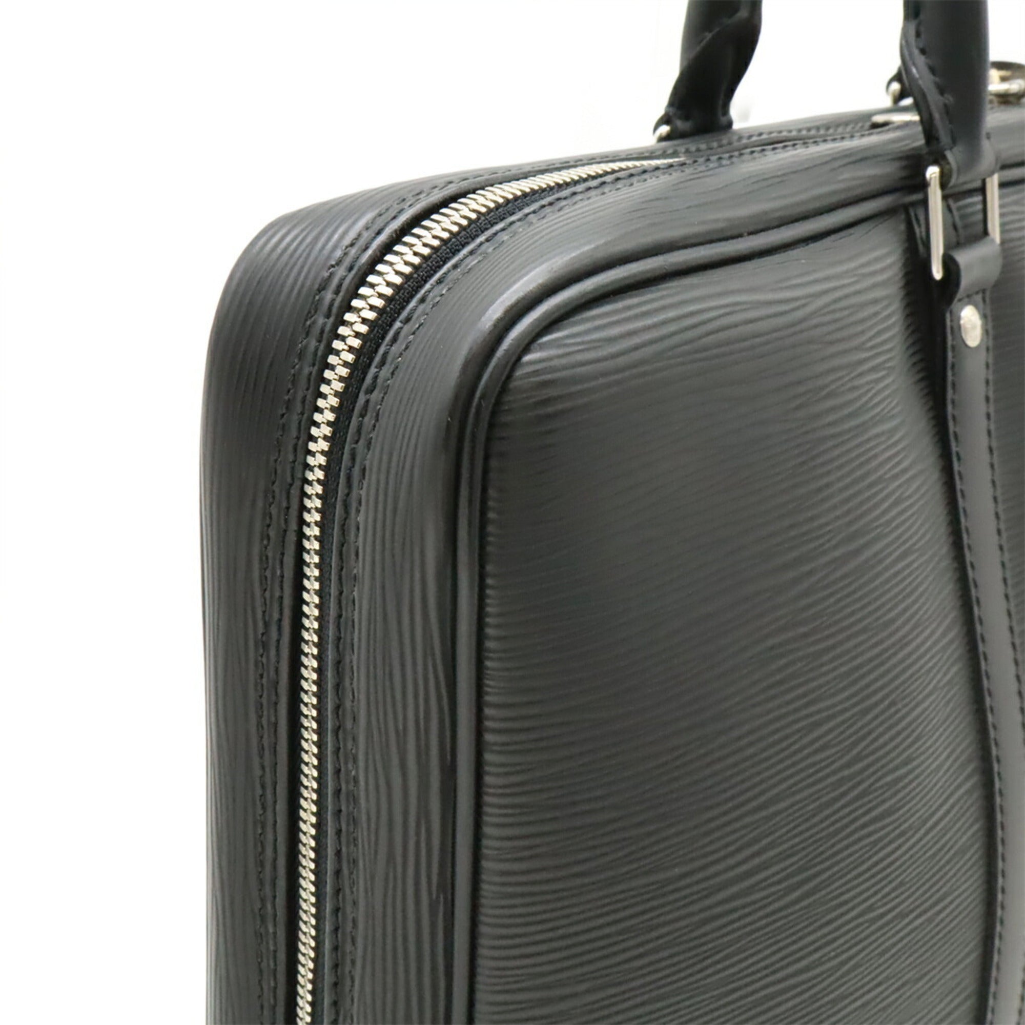 Louis Vuitton Black Noir Epi Leather Handbag (Pre-Owned)