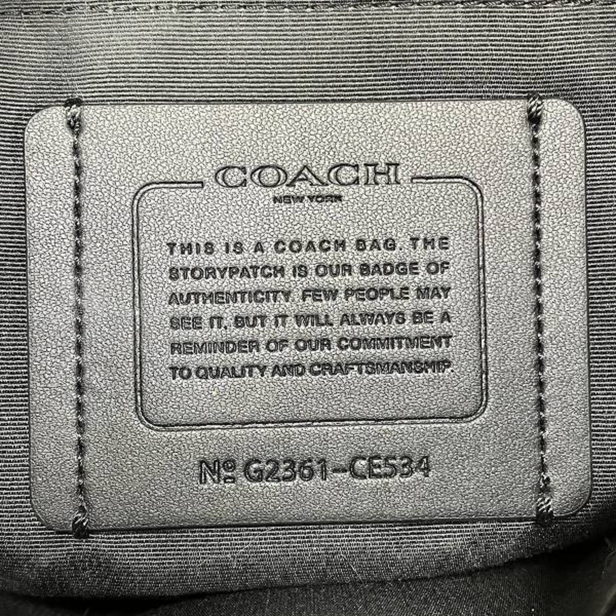 Coach Black Signature Line Shoulder Bag (Pre-Owned)