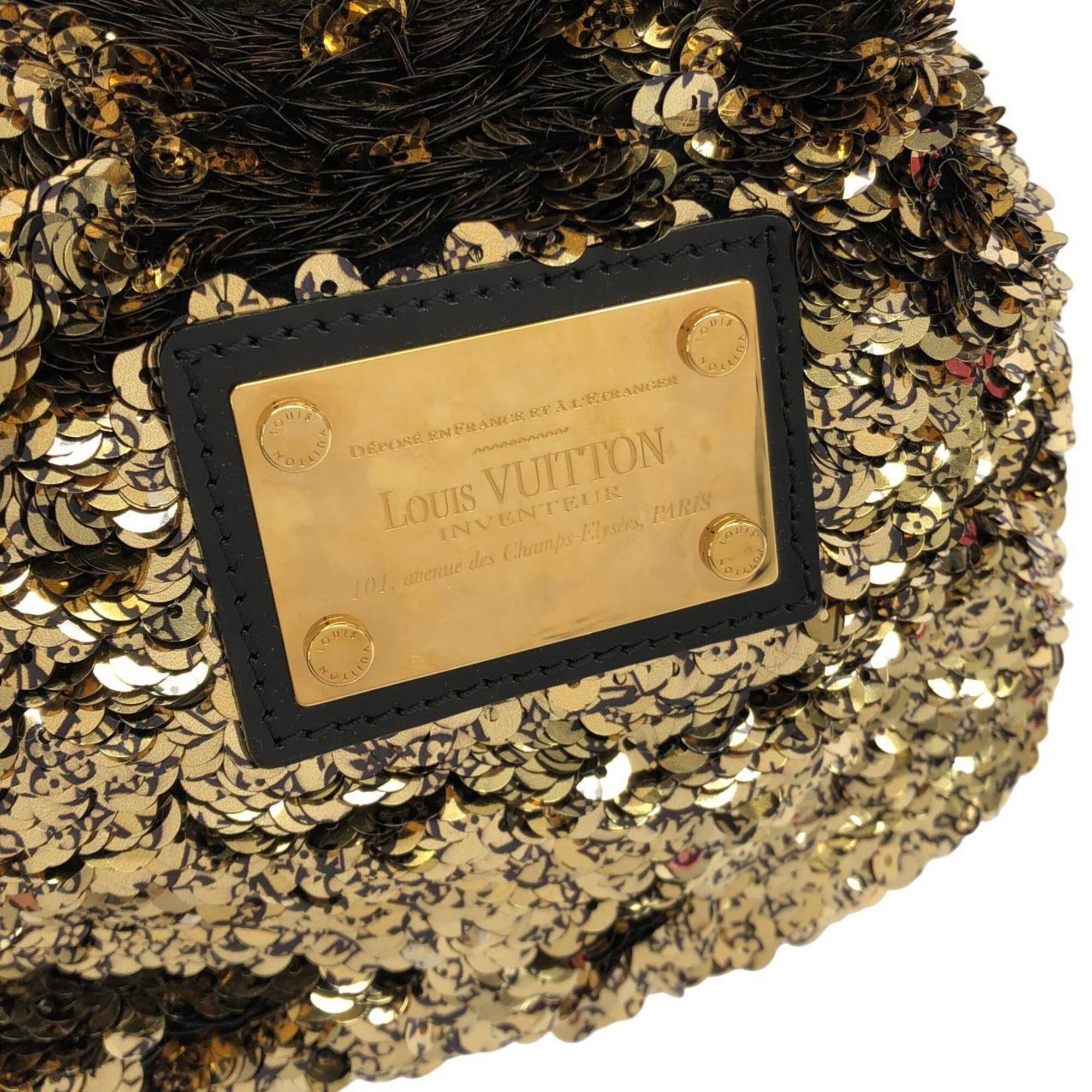 Louis Vuitton Gold Spangles Shoulder Bag (Pre-Owned)