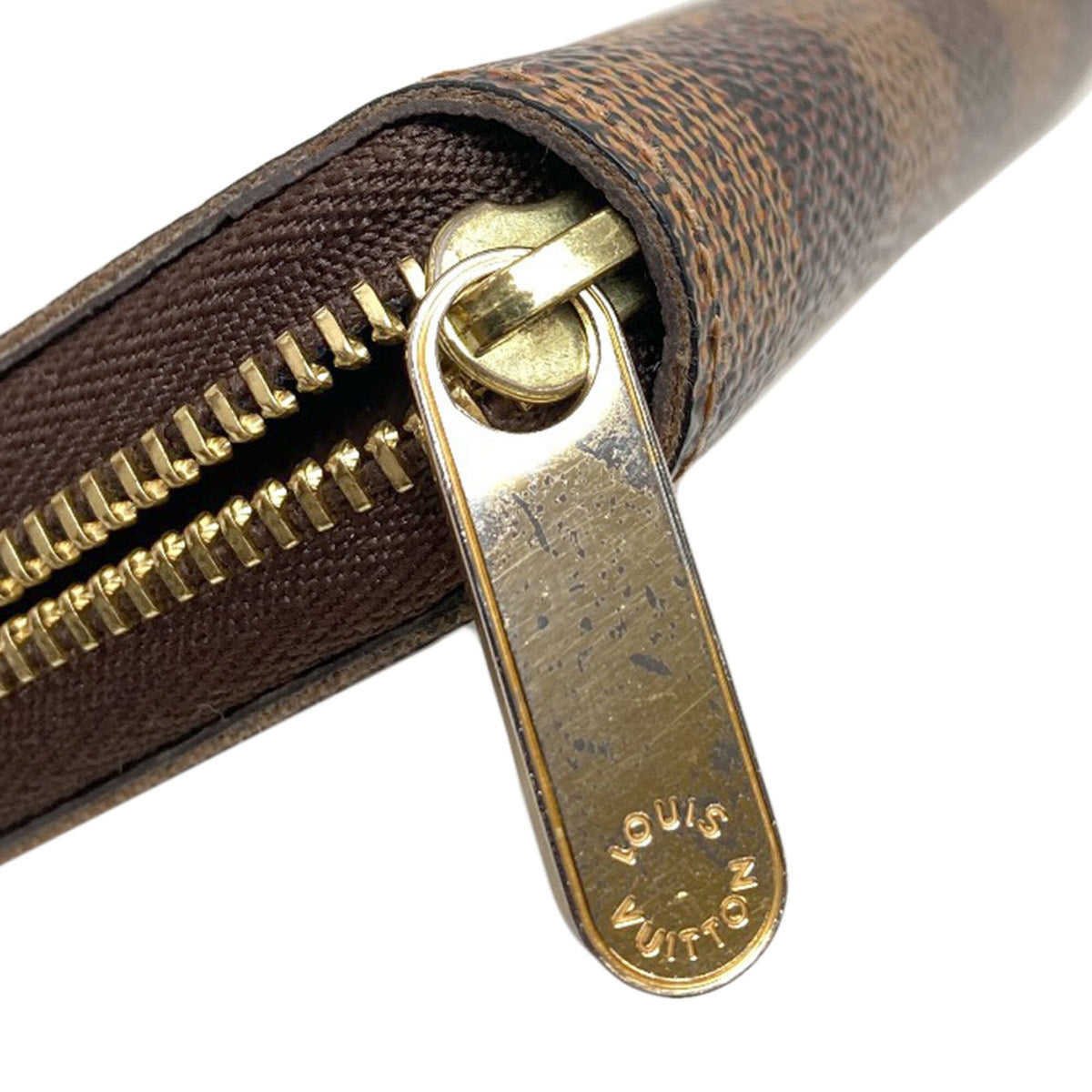 Louis Vuitton Damier Damier Canvas Ebene Damier Canvas Coin Purse/Coin Case (Pre-Owned)