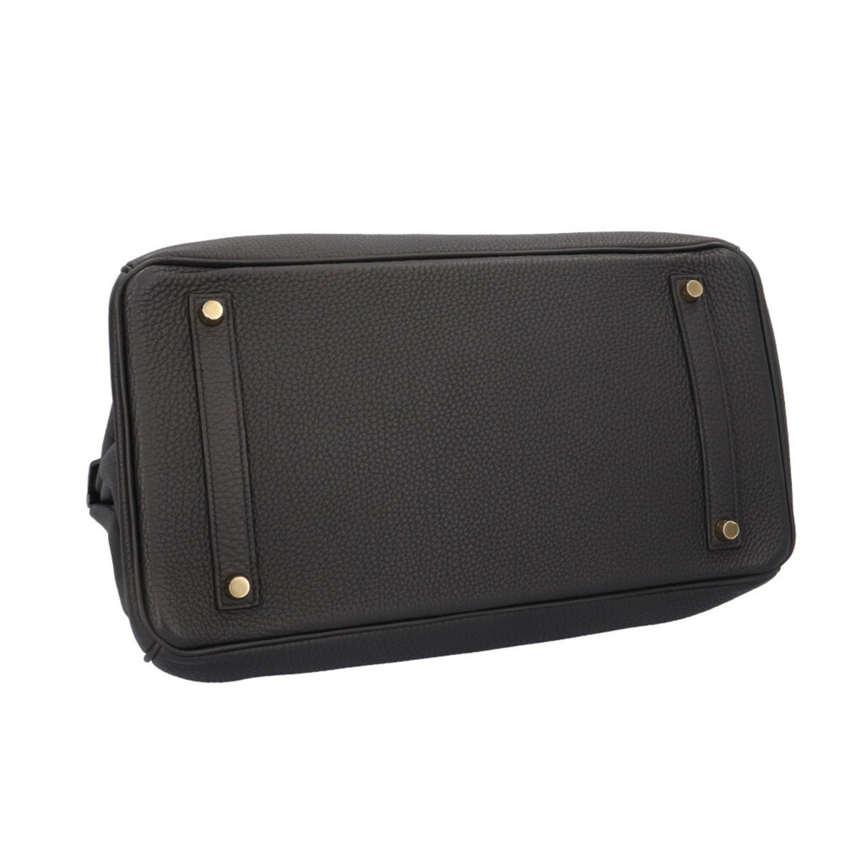 Hermes Black Togo Leather Handbag (Pre-Owned)