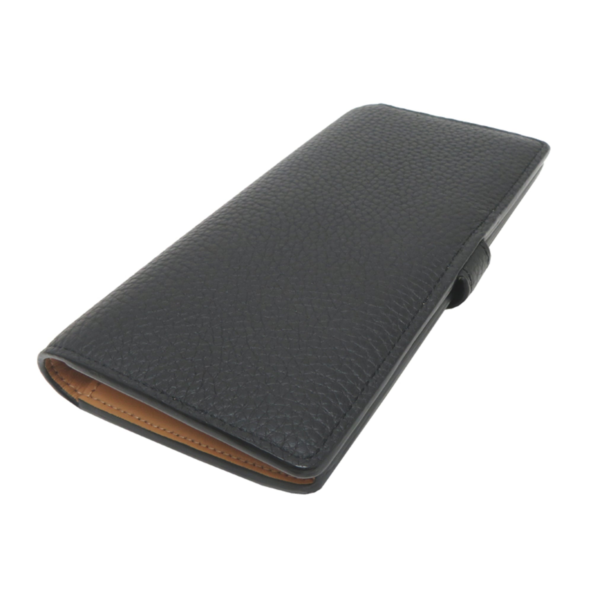 Louis Vuitton Black Leather Wallet (Bi-Fold) (Pre-Owned)