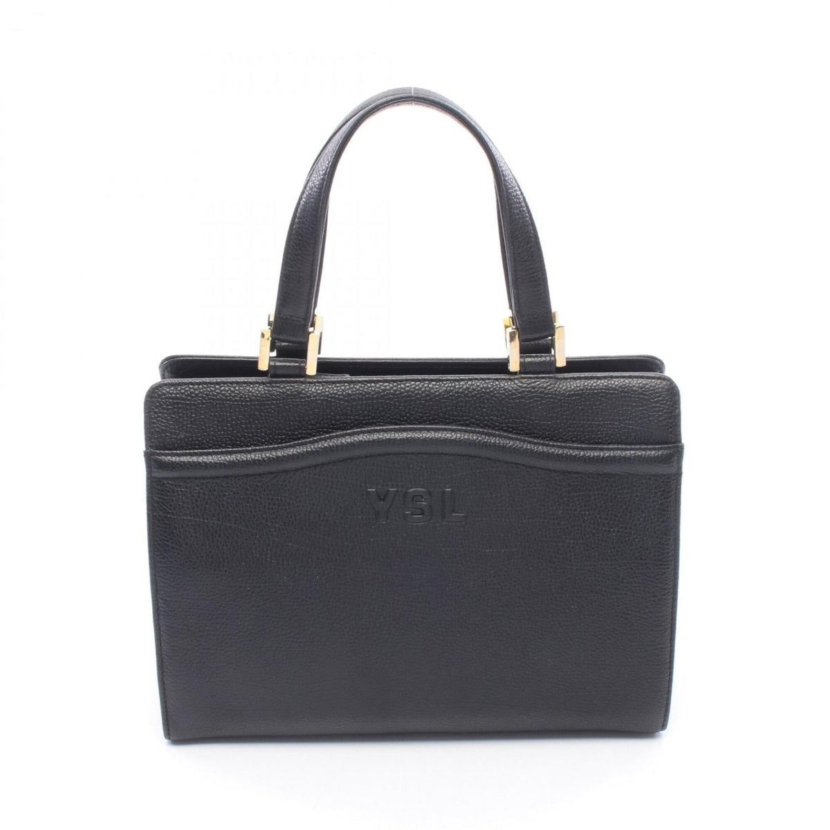 Yves Saint Laurent Black Leather Handbag (Pre-Owned)