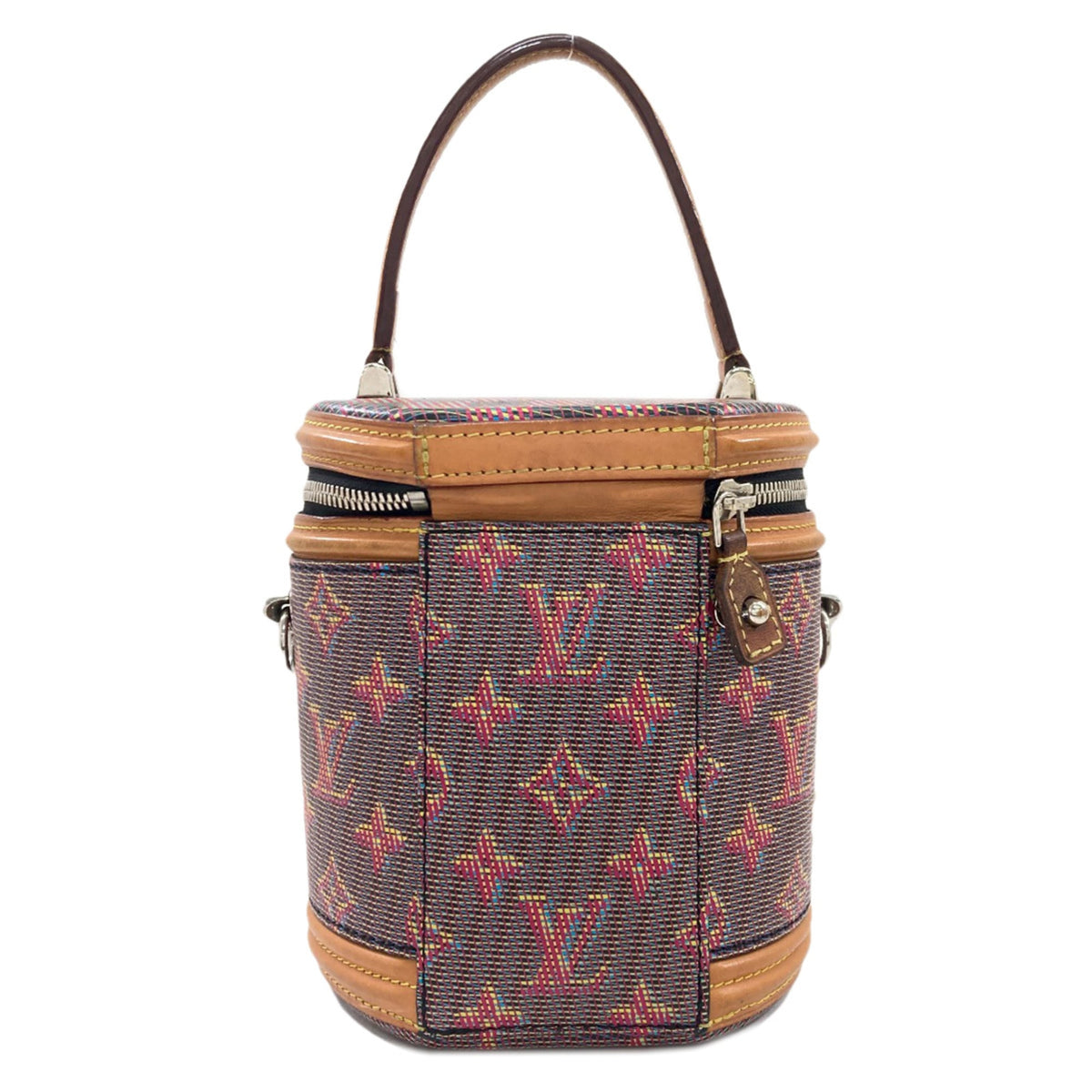 Louis Vuitton Brown Red Color Handbag (Pre-Owned)