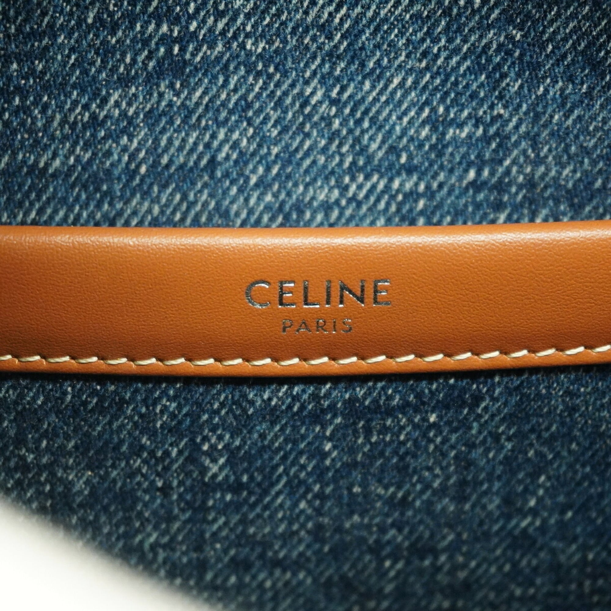 Celine Blue Denim Tote Bag (Pre-Owned)