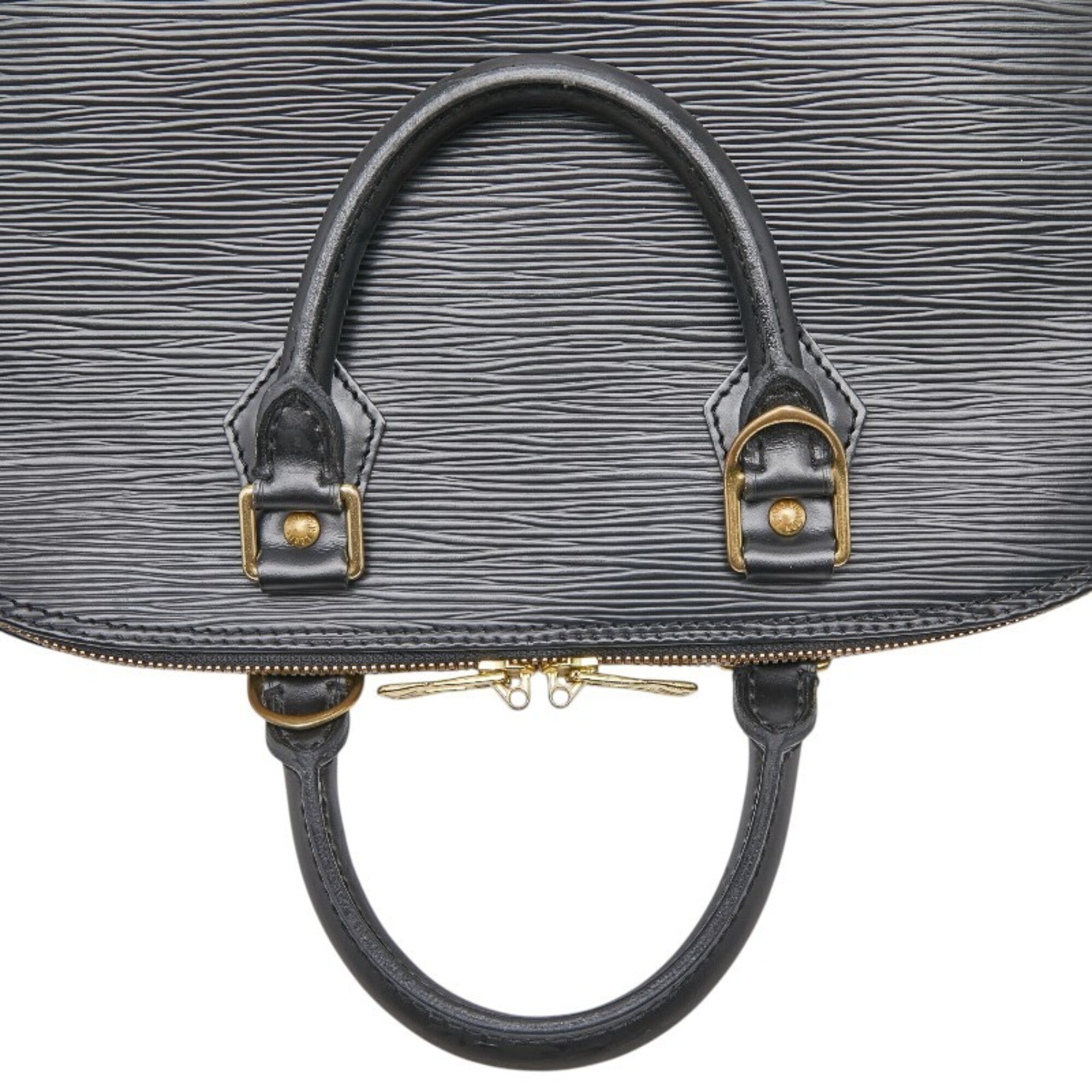 Louis Vuitton Epi Black Noir Leather Handbag (Pre-Owned)