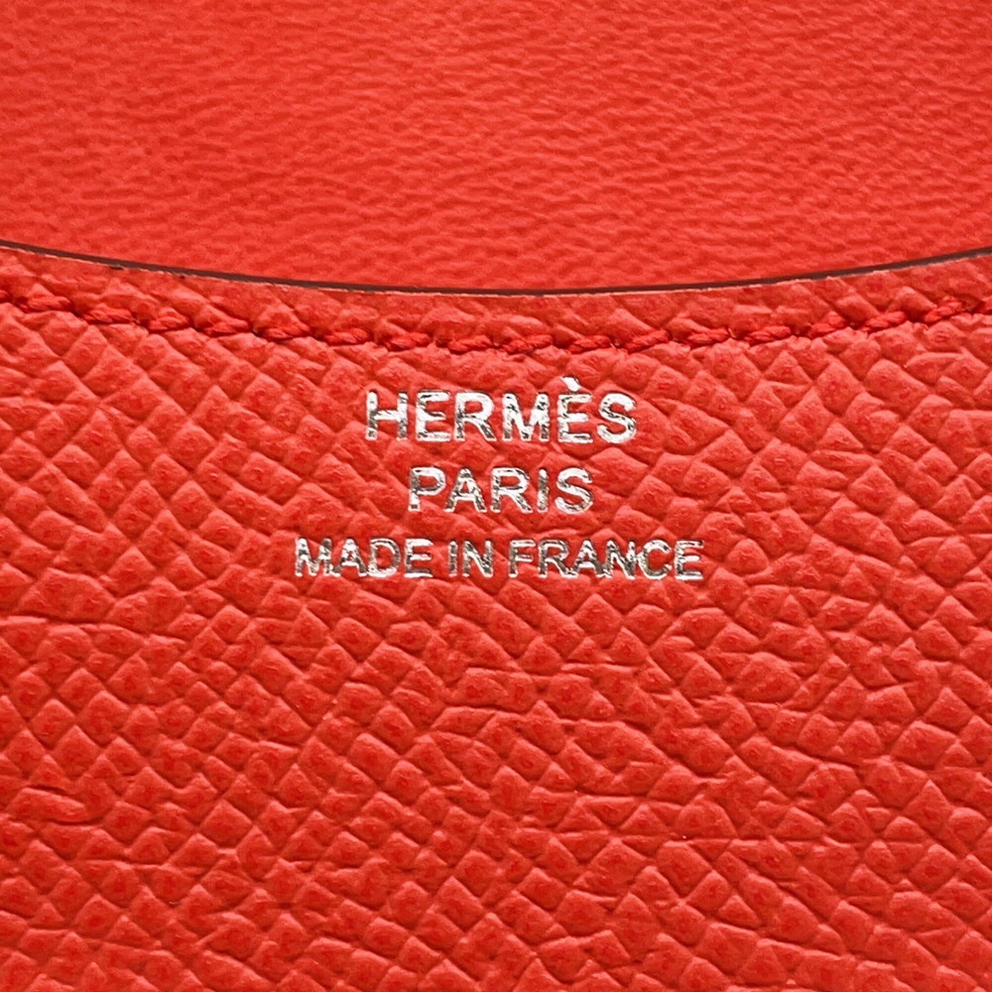 Hermes Capucine Epsom Leather Coin Purse/Coin Case (Pre-Owned)