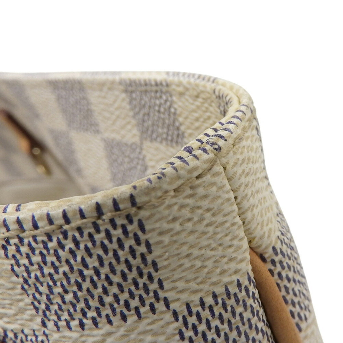 Louis Vuitton Damier Azur Pvc Tote Bag (Pre-Owned)