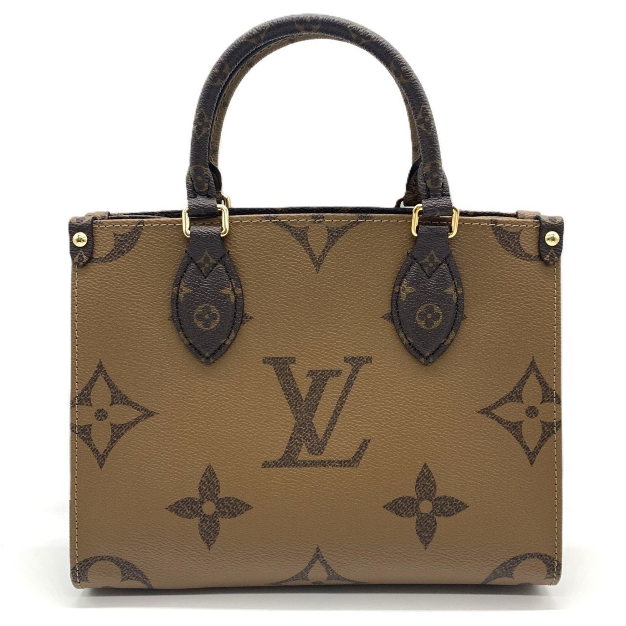 Louis Vuitton Brown Monogram Reverse Monogram Reverse Tote Bag (Pre-Owned)