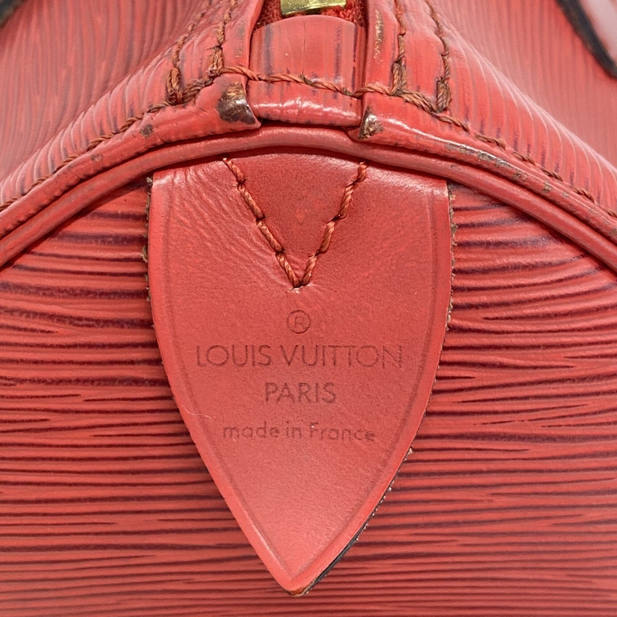 Louis Vuitton Castilian Red Handbag (Pre-Owned)
