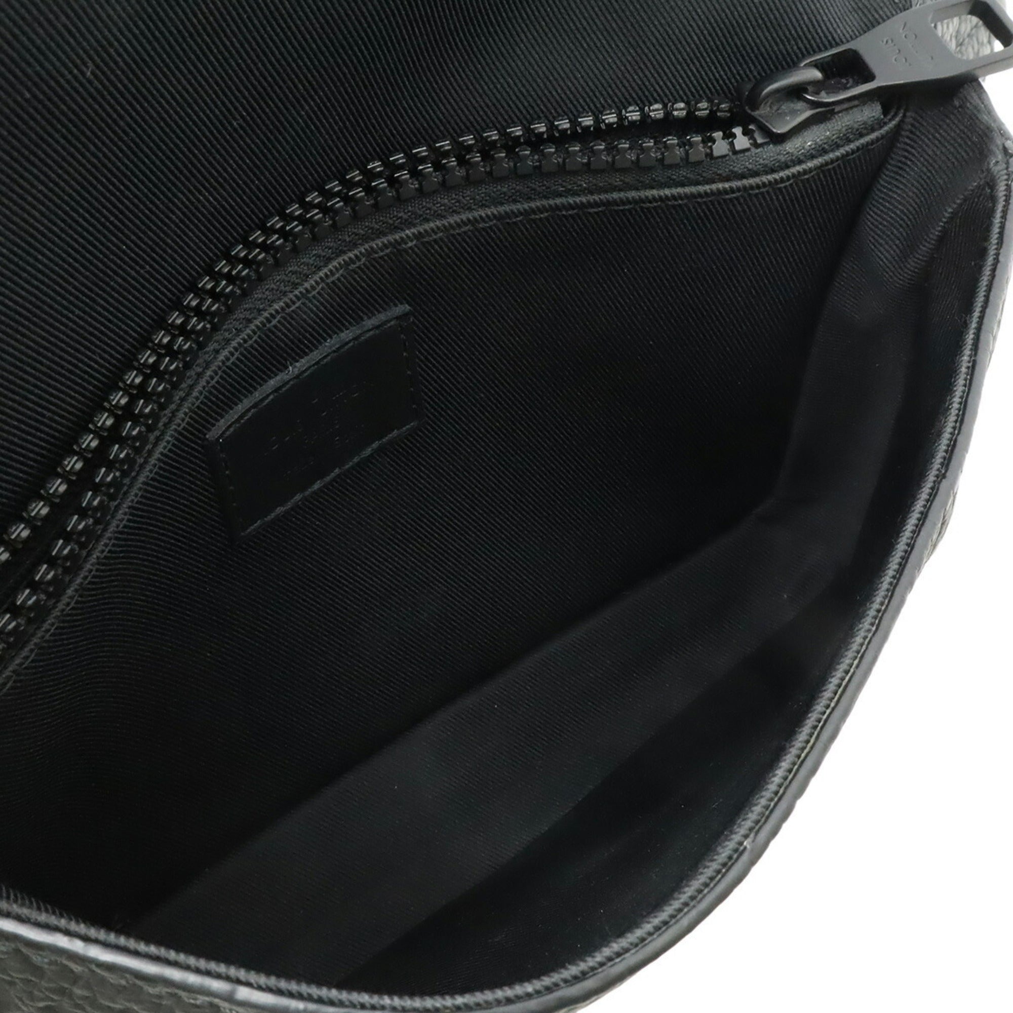 Louis Vuitton Black Noir Monogram Leather Shoulder Bag Sling Bag (Pre-Owned)