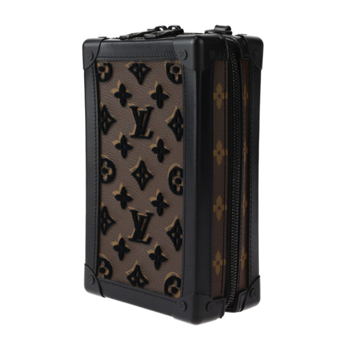 Louis Vuitton Black Brown Monogram Monogram Handbag Pochette Shoulder Bag (Pre-Owned)