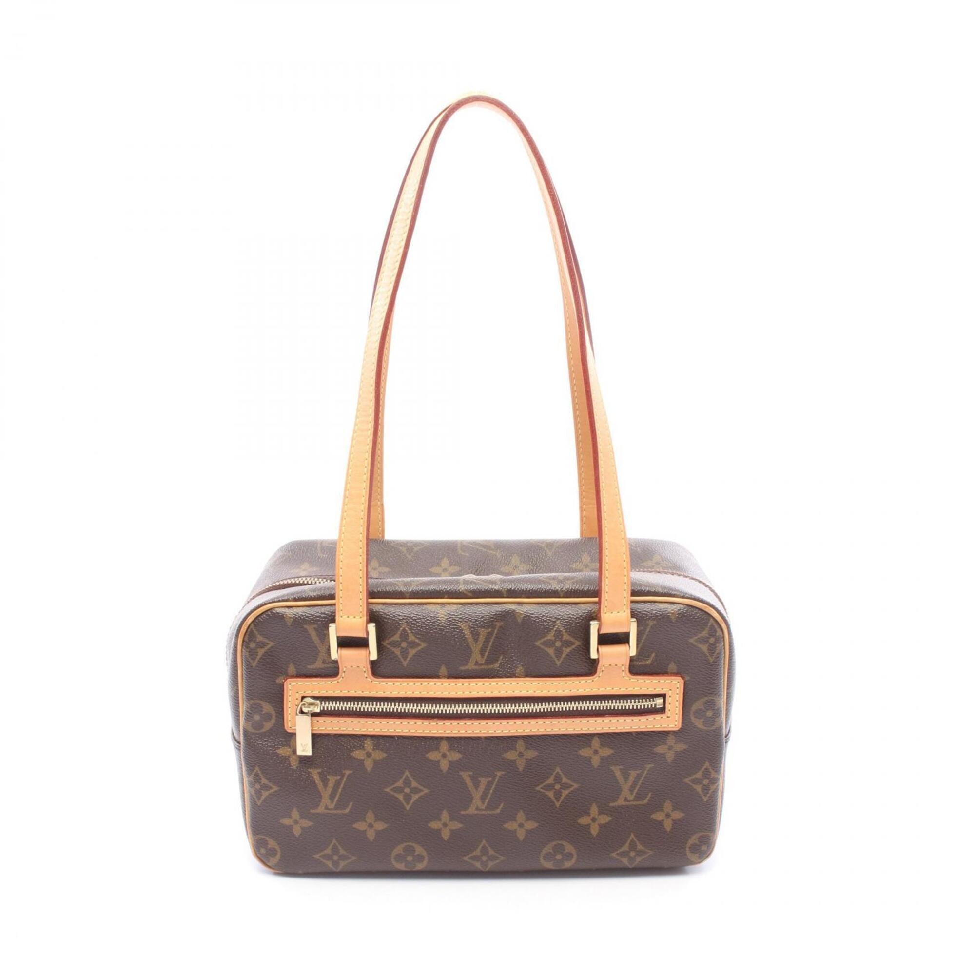 Louis Vuitton Brown Monogram Monogram Leather Handbag Shoulder Bag (Pre-Owned)
