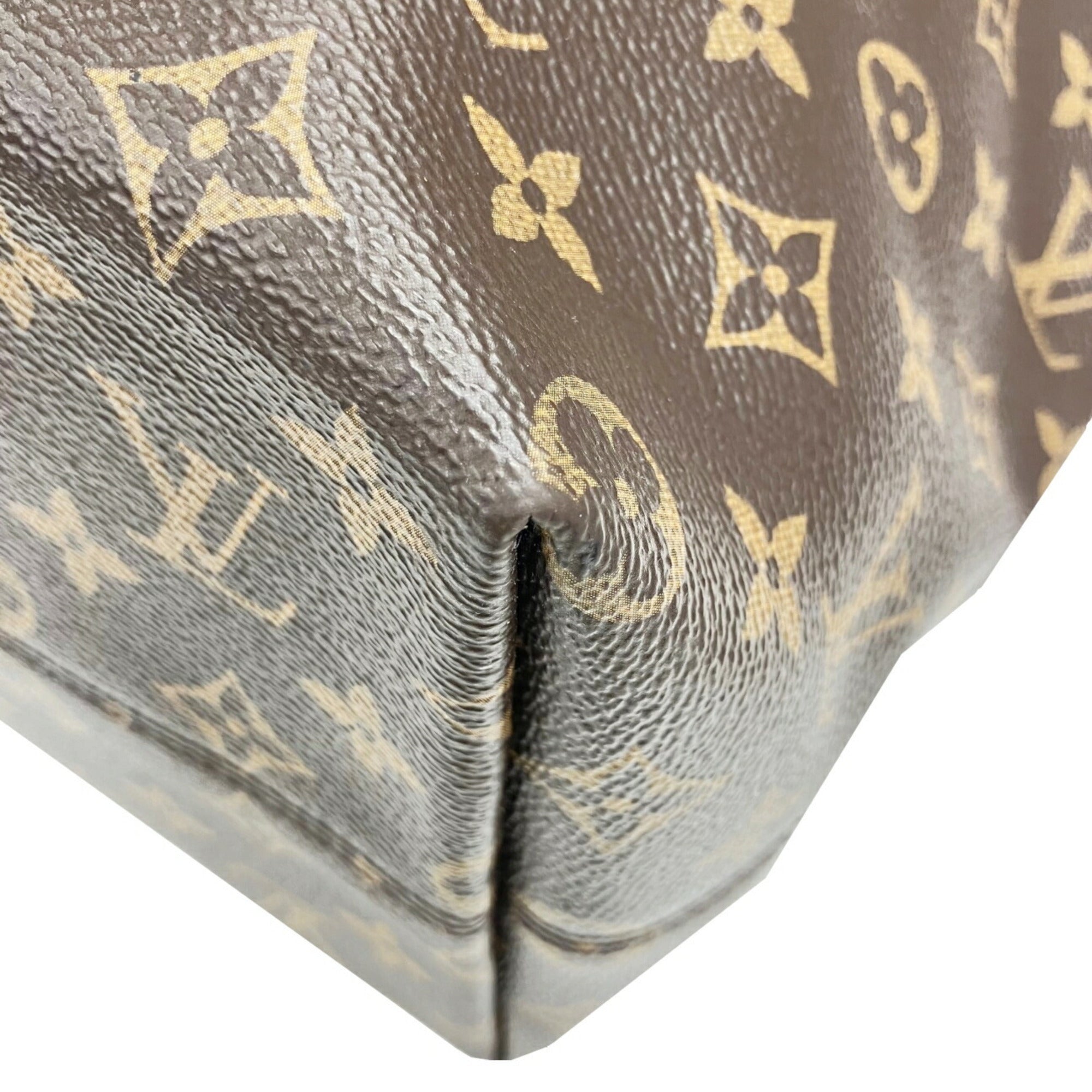 Louis Vuitton Brown Monogram Handbag Tote Bag (Pre-Owned)