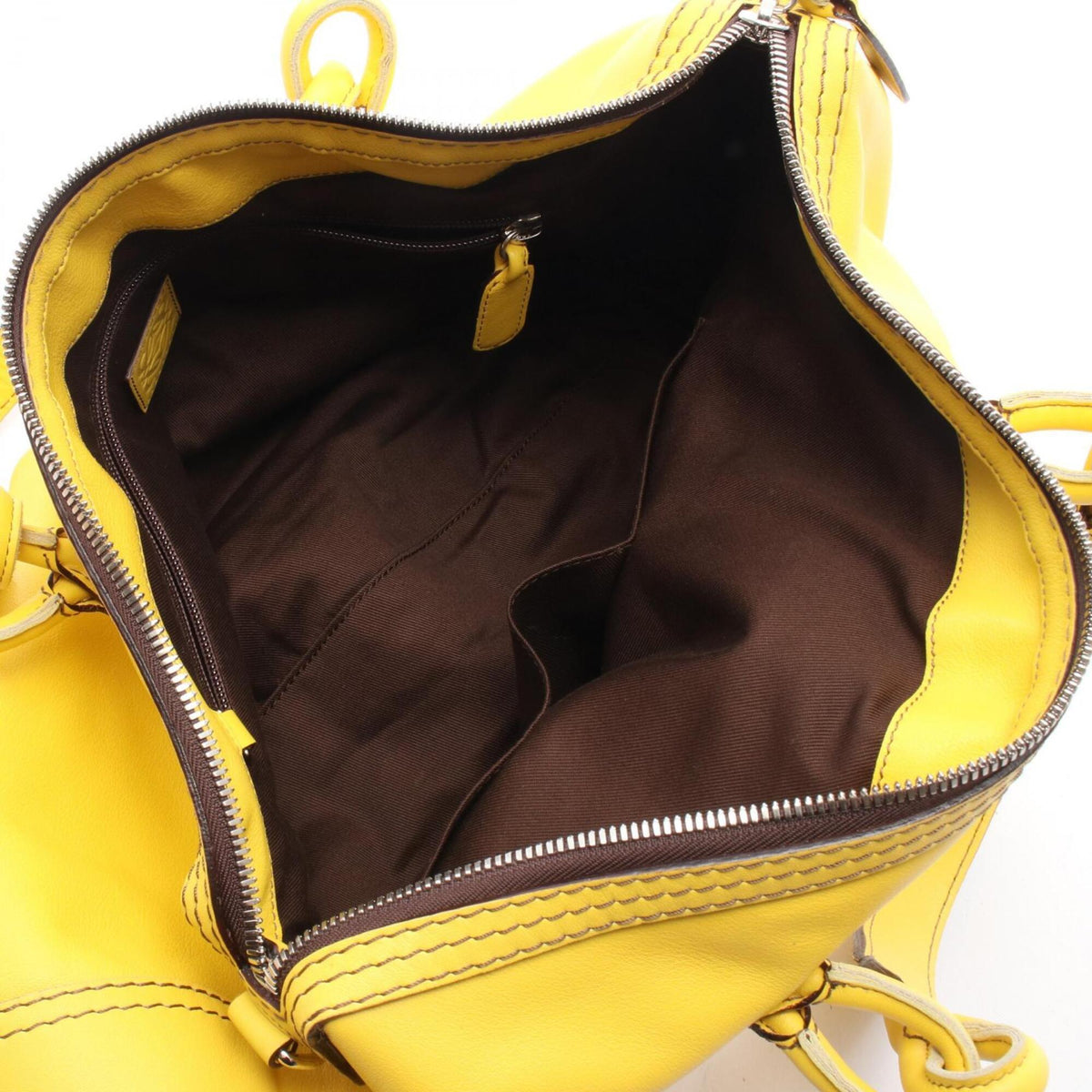 Loewe Yellow Leather Handbag (Pre-Owned)