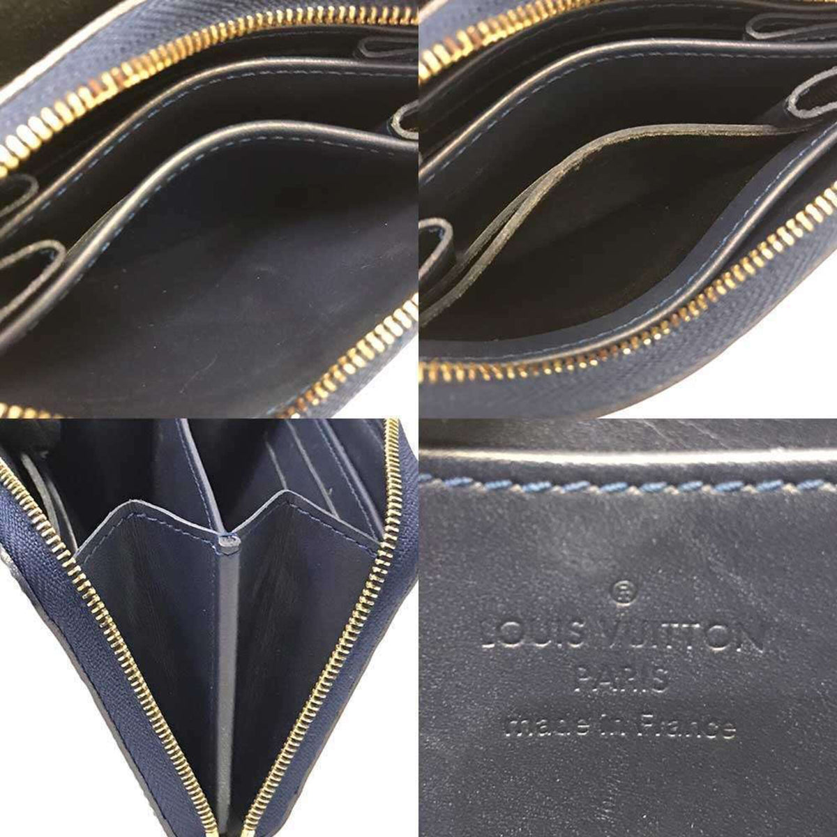 Louis Vuitton Vernis Grand Blue Vernis Coin Purse/Coin Case (Pre-Owned)