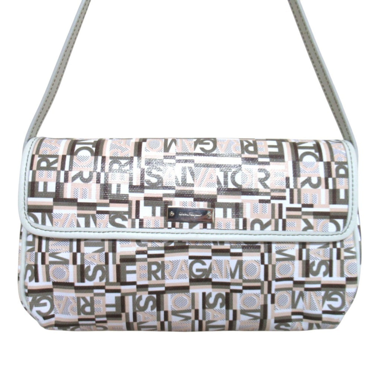 Salvatore Ferragamo Multi-Color Pvc Shoulder Bag (Pre-Owned)