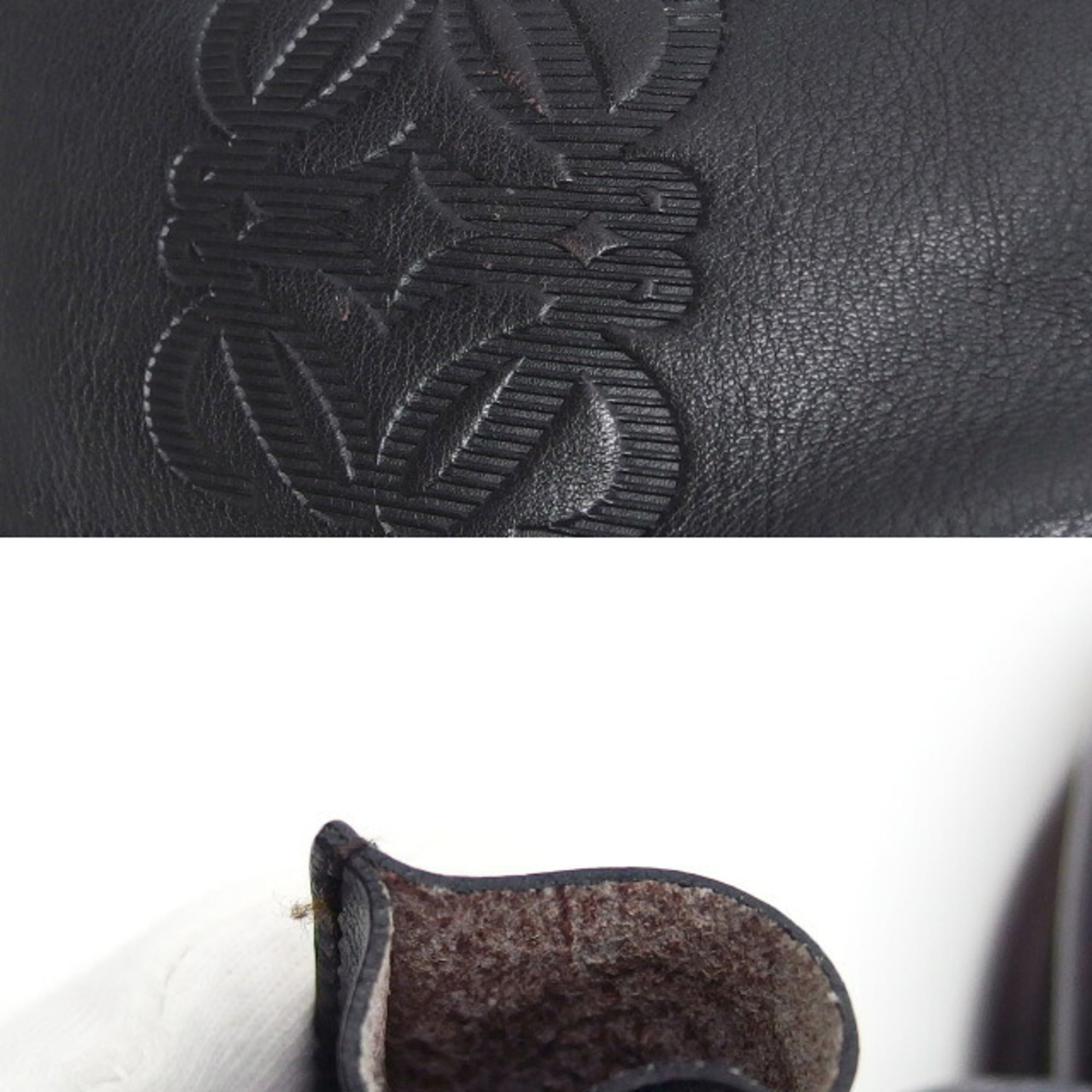 Loewe Amazona Black Leather Handbag Tote Bag (Pre-Owned)