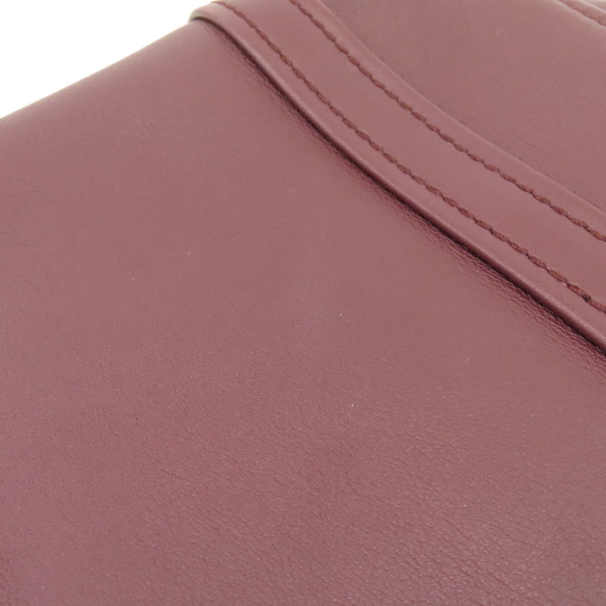 Balenciaga Bordeaux Leather Handbag (Pre-Owned)