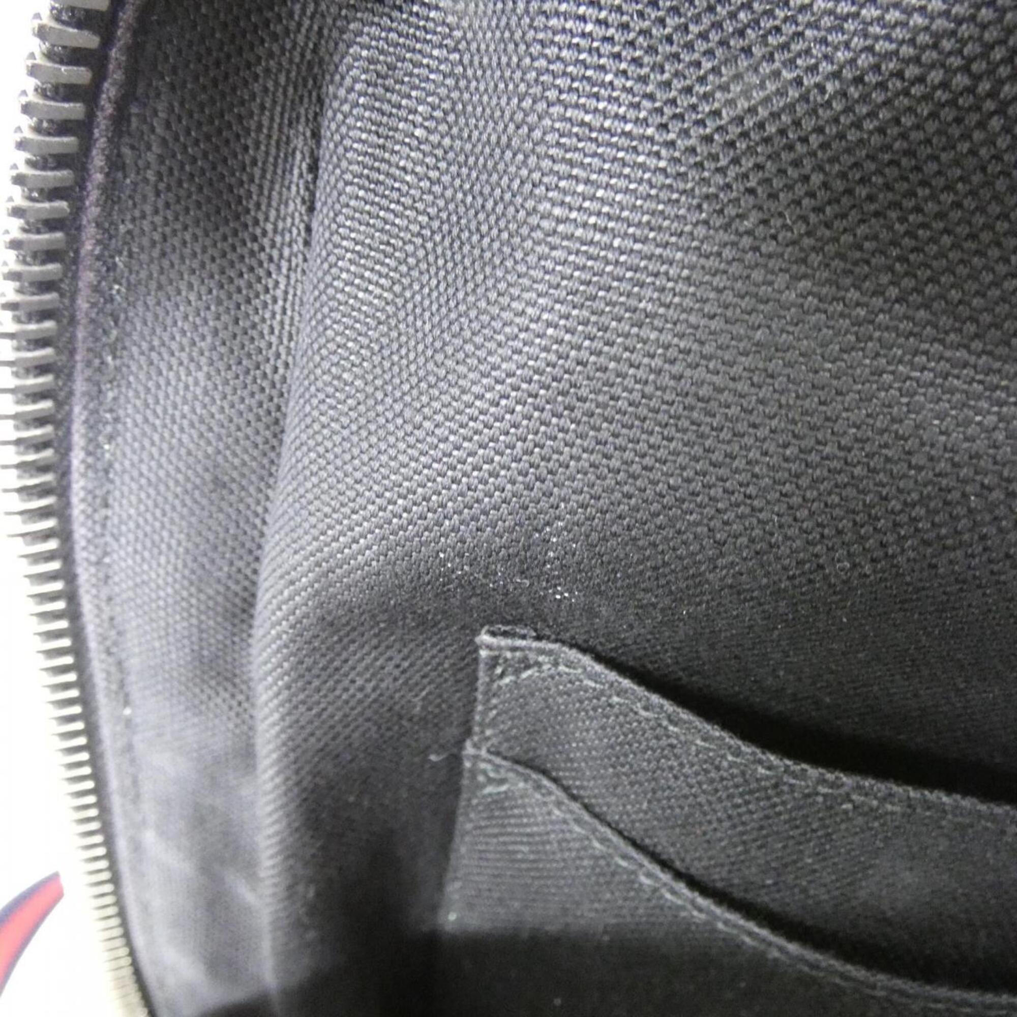 Gucci Black Gray Gg Supreme Shoulder Bag (Pre-Owned)